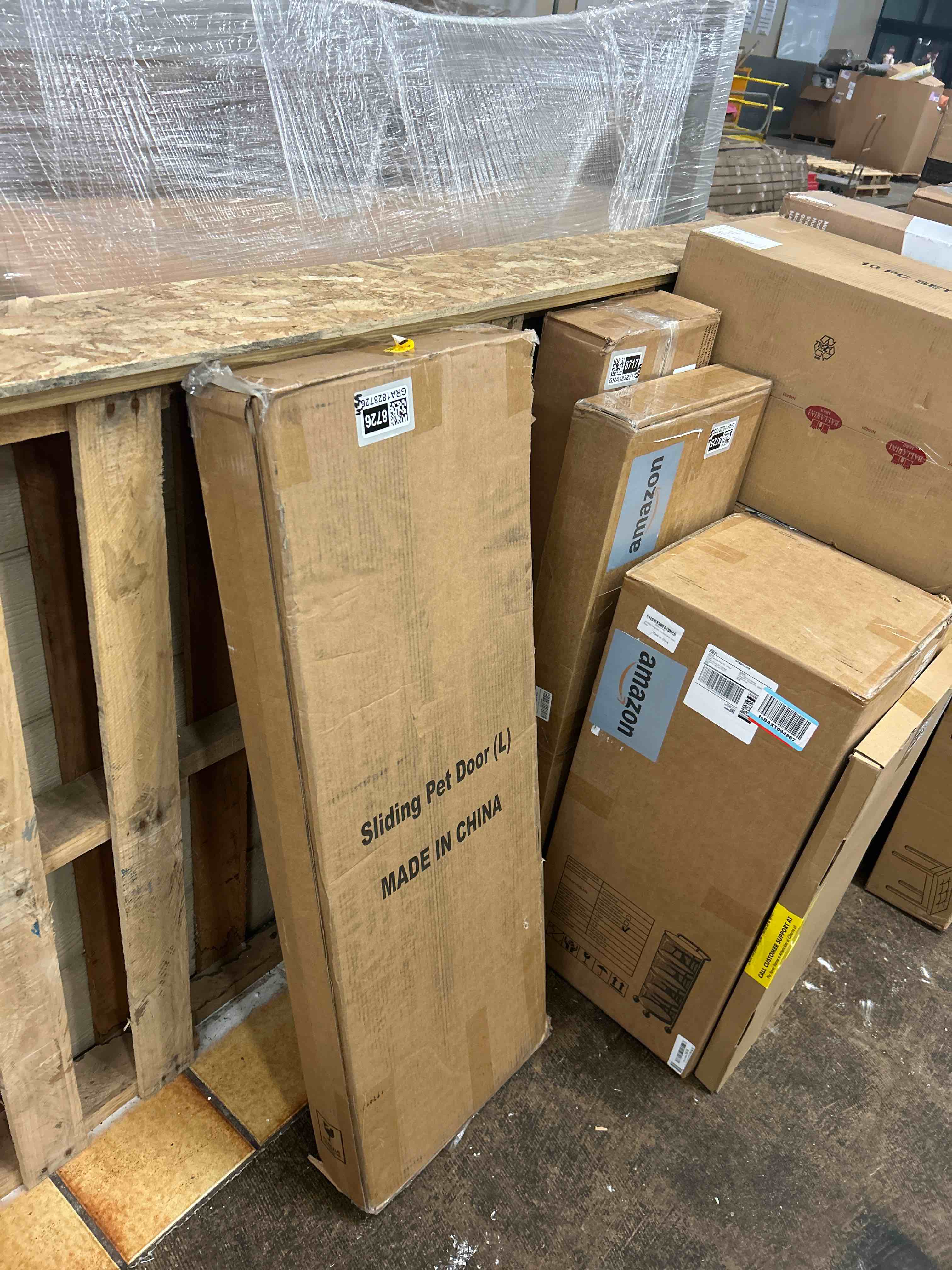 Condition photo showing New/Like New for Dog Door for Sliding Glass Door, Adjustable Height 75 3/5" to 80" Sliding Door Pet Door Insert with Screen Design, Suitable for Large Dogs Up to 75 lbs, New