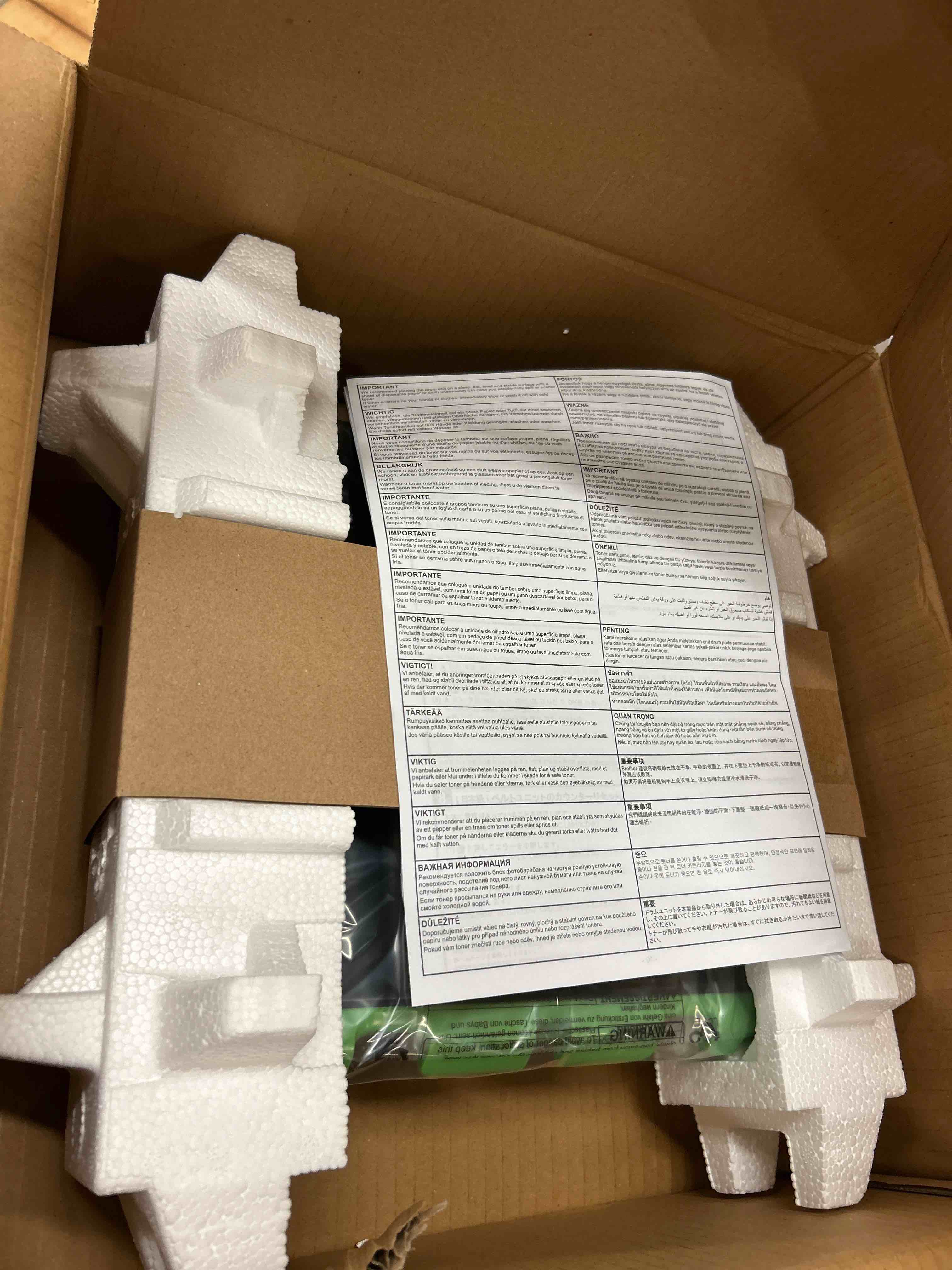 Condition photo showing New/Like New for Brother Printer BU330CL Belt Unit - Retail Packaging,Belt Style Flat Belt,Black