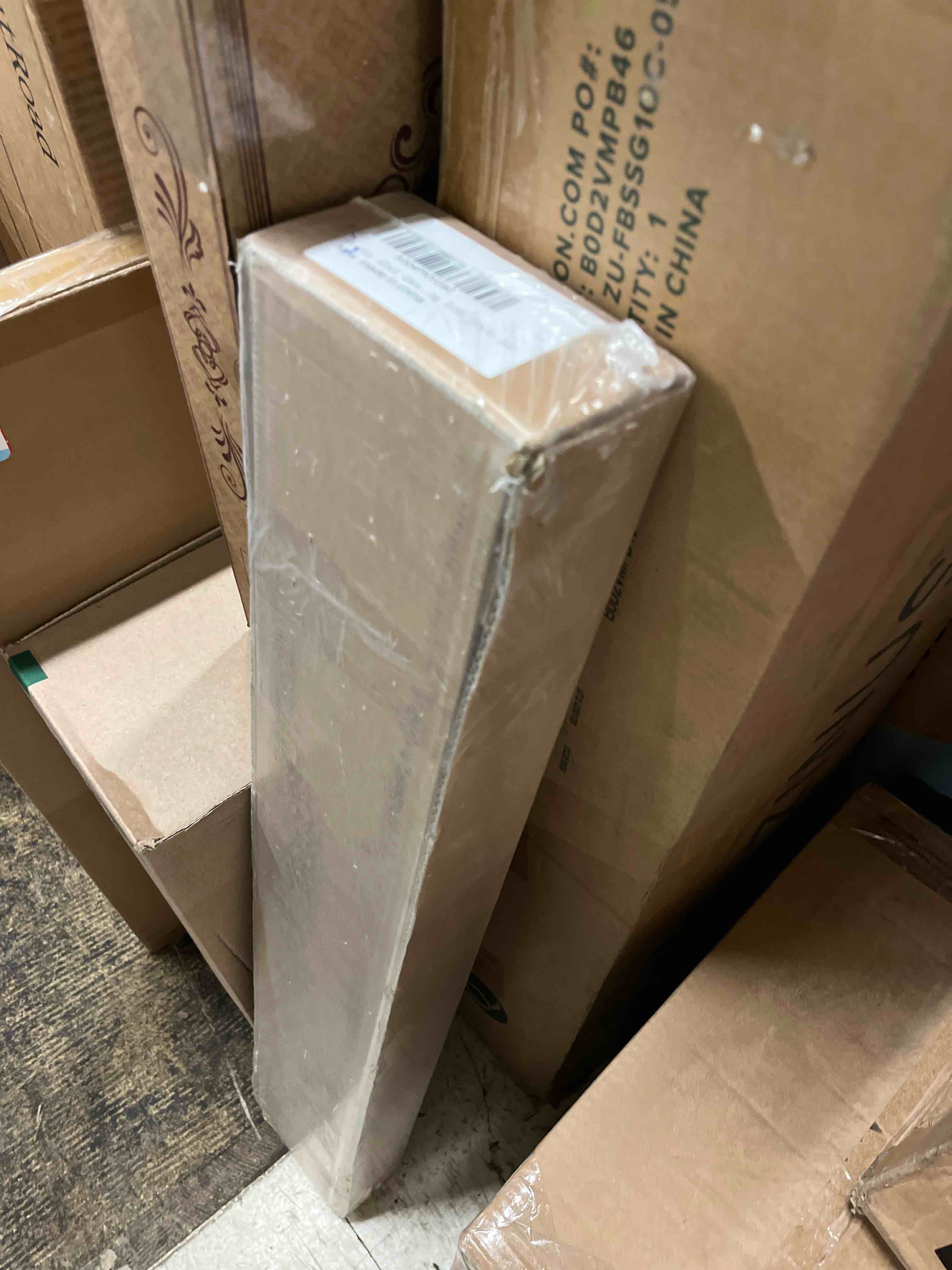 Condition photo showing New/Like New for 32'' Concealed Barn Door Hardware Kit with Soft Close Mechanism,Invisible Wall Mount Aluminum Track, Hidden Barn Door Hardware Kit for Door Opening Width 24" to 28"(Door not Included)