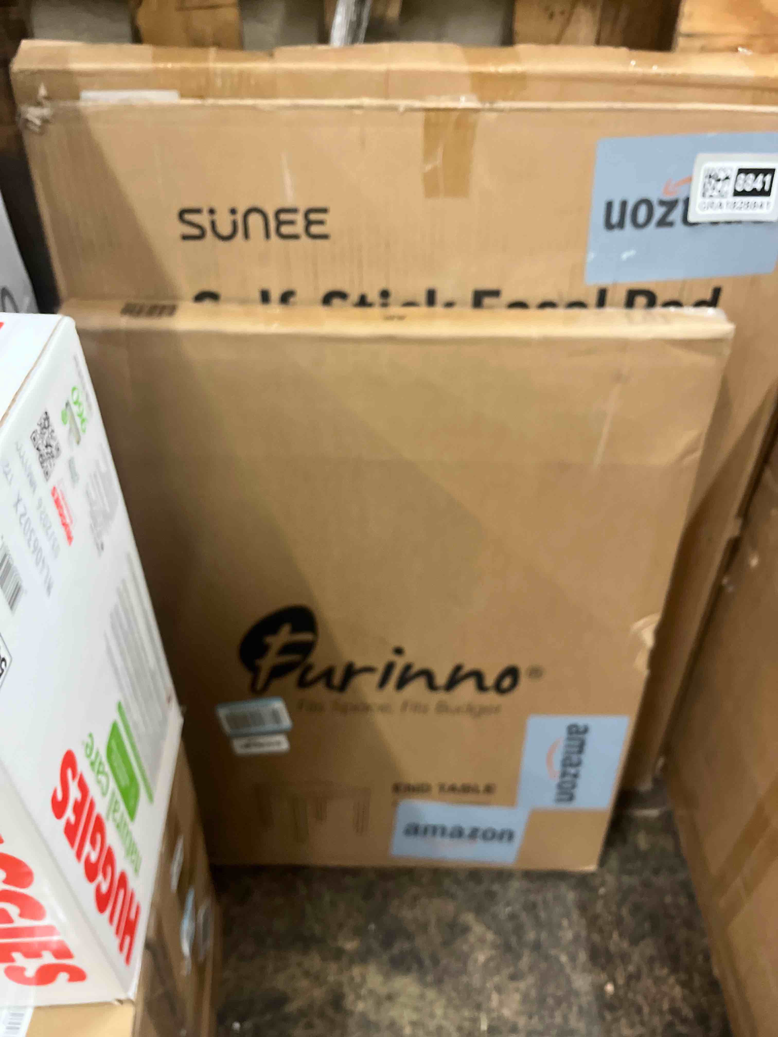 Condition photo showing New/Like New for Classic 20 in. Amber Pine Square Wood End Table