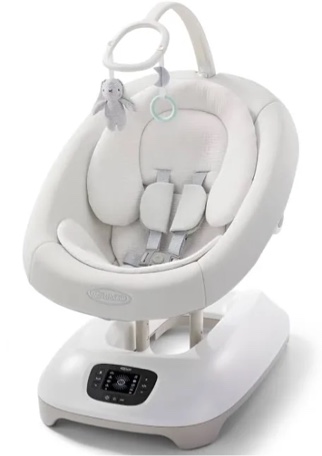 Graco SmartSense Soothing Baby Swing - Smart Newborn Swing Detects and Automatically Responds to Baby's Cries - for Newborn Babies to 6 Months