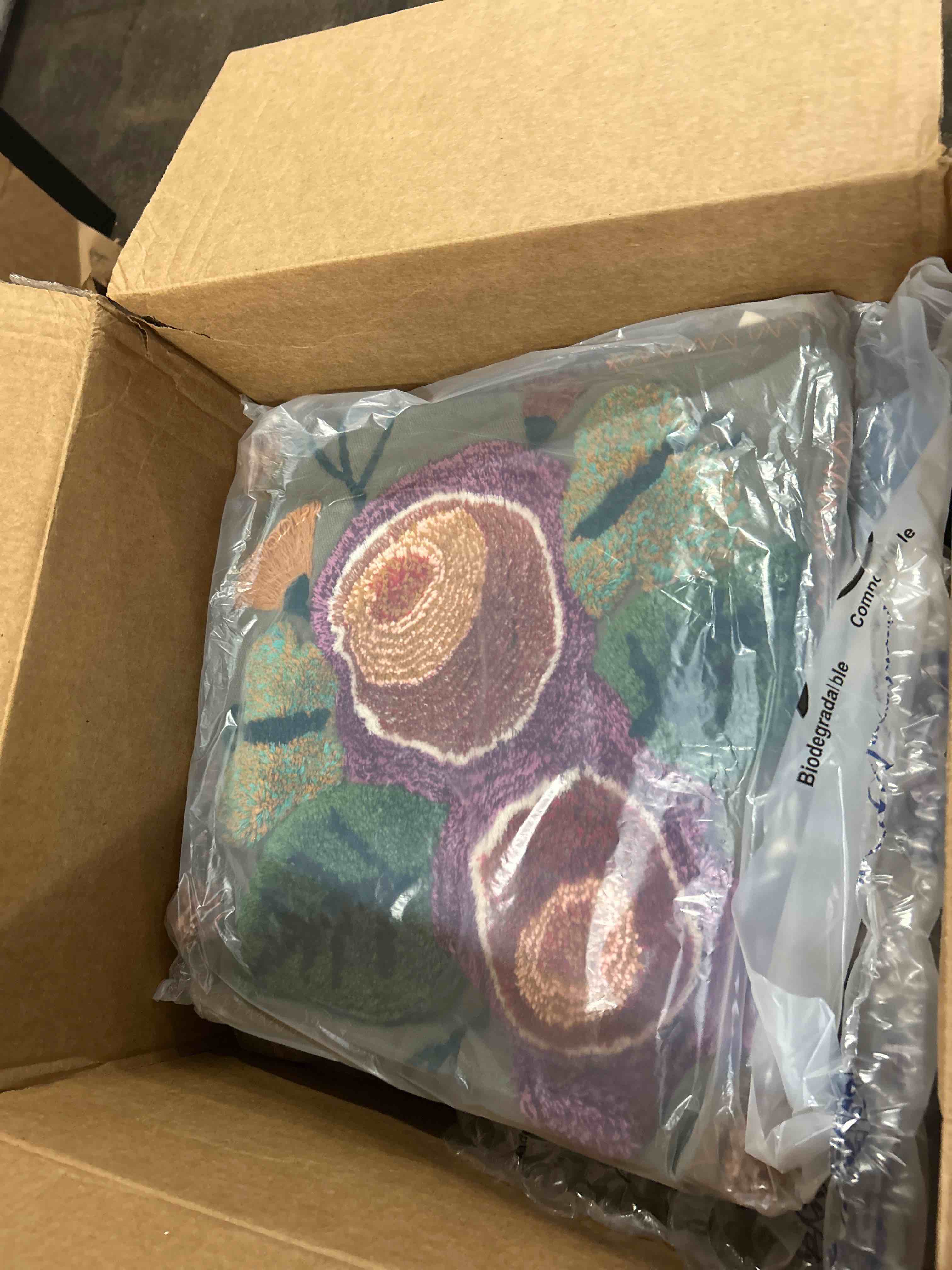 Condition photo showing New/Like New for Creative Co-Op, Multicolor, Embroidered Tufted Cotton Pillows, Set of 2