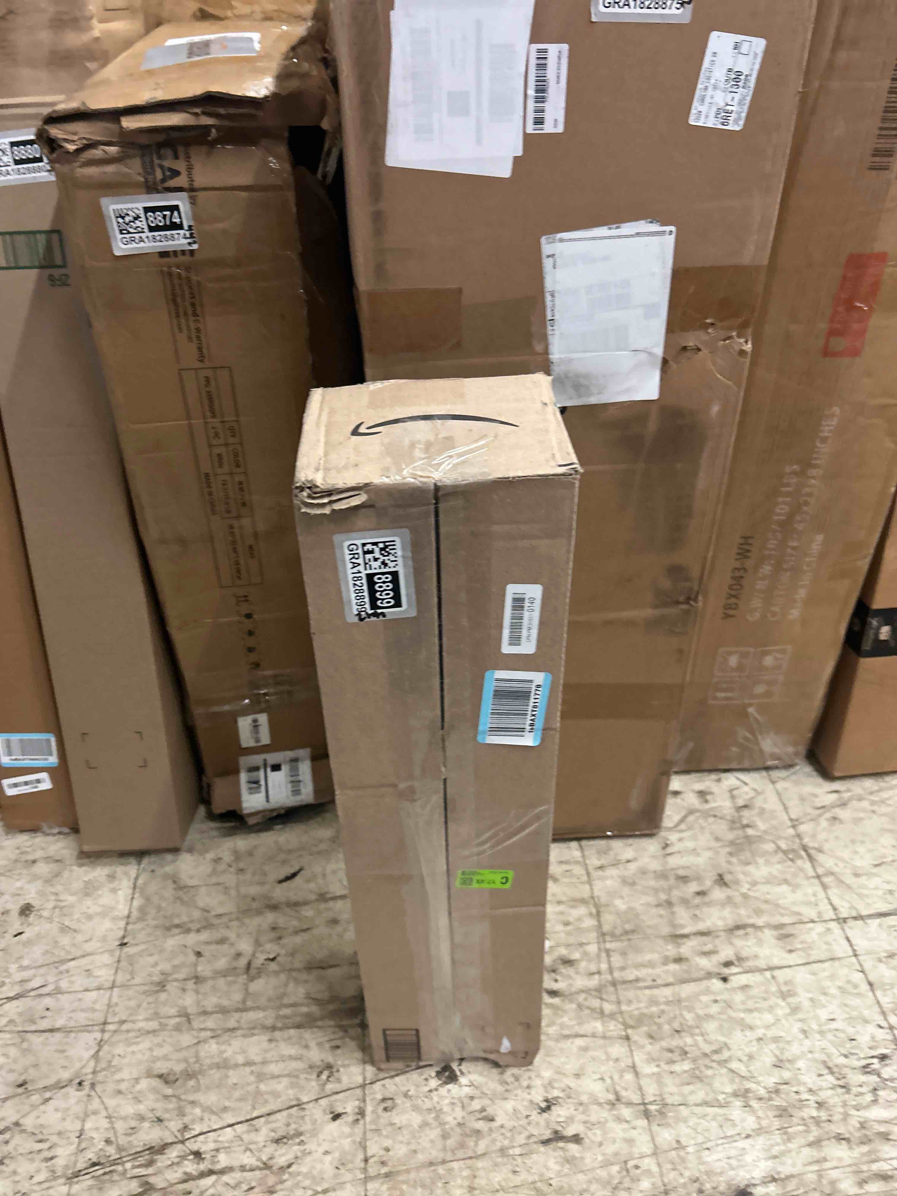 Condition photo showing New/Like New for LazBlinds No-Drill Cordless Zebra Blinds - Dual Layer Light Filtering & Room Darkening, Free-Stop Lift, Easy Install, Day & Night Privacy with Valance for Window 21.5" W x 64" H, White