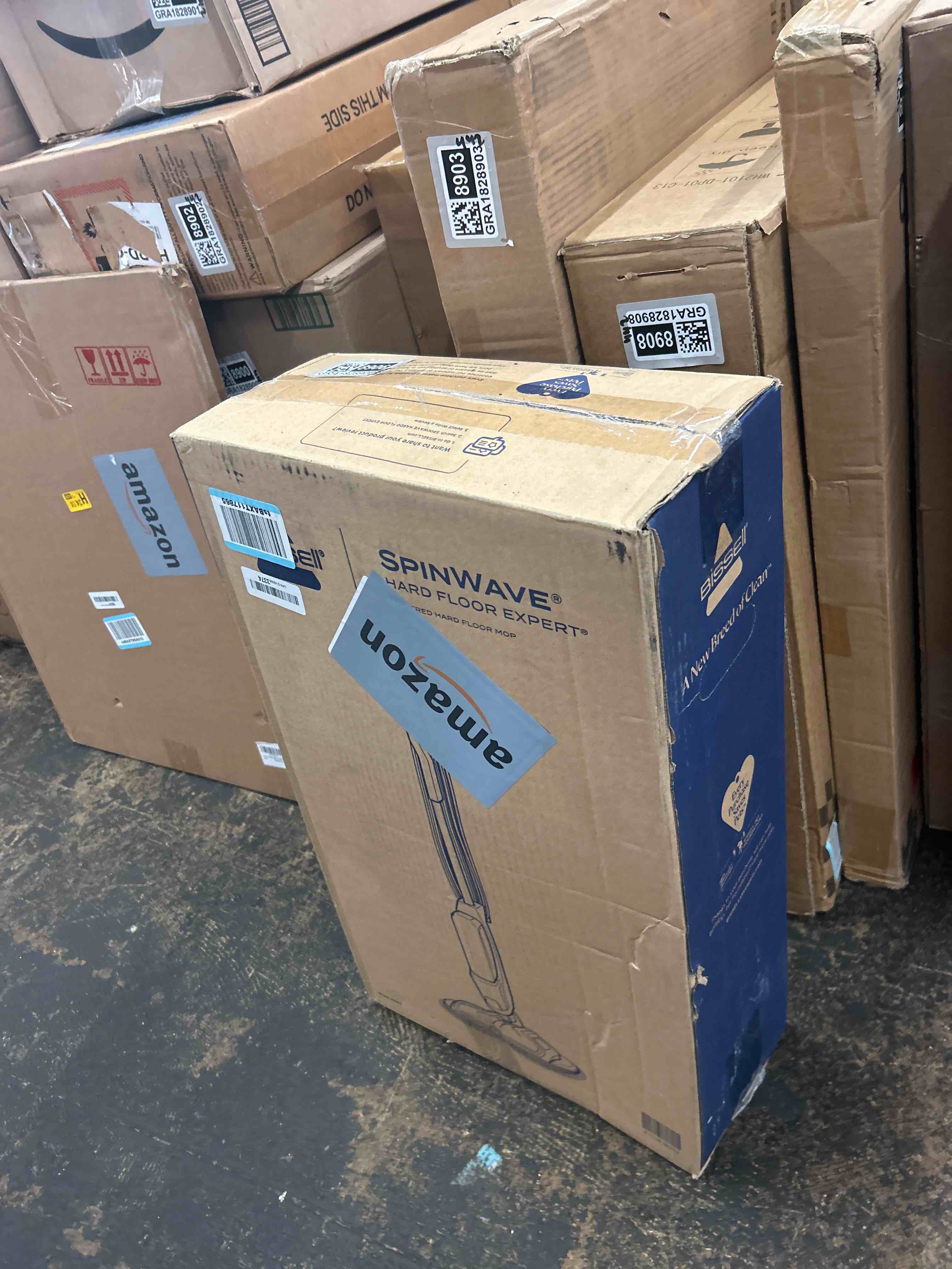 Condition photo showing New/Like New for BISSELL® SpinWave Hard Floor Expert Corded Spin Mop Cleaner with Washable mop Pads for Sealed Hard Floors, 20393