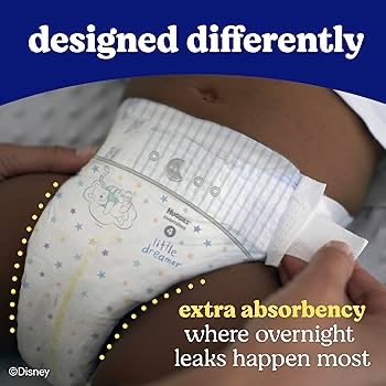 Condition photo showing Good Condition for Huggies Overnites Size 4 Overnight Diapers (22-37 lbs), 58 Ct, Packaging May Vary