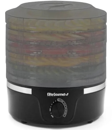Elite Gourmet 5 Tier Food Dehydrator-EFD319