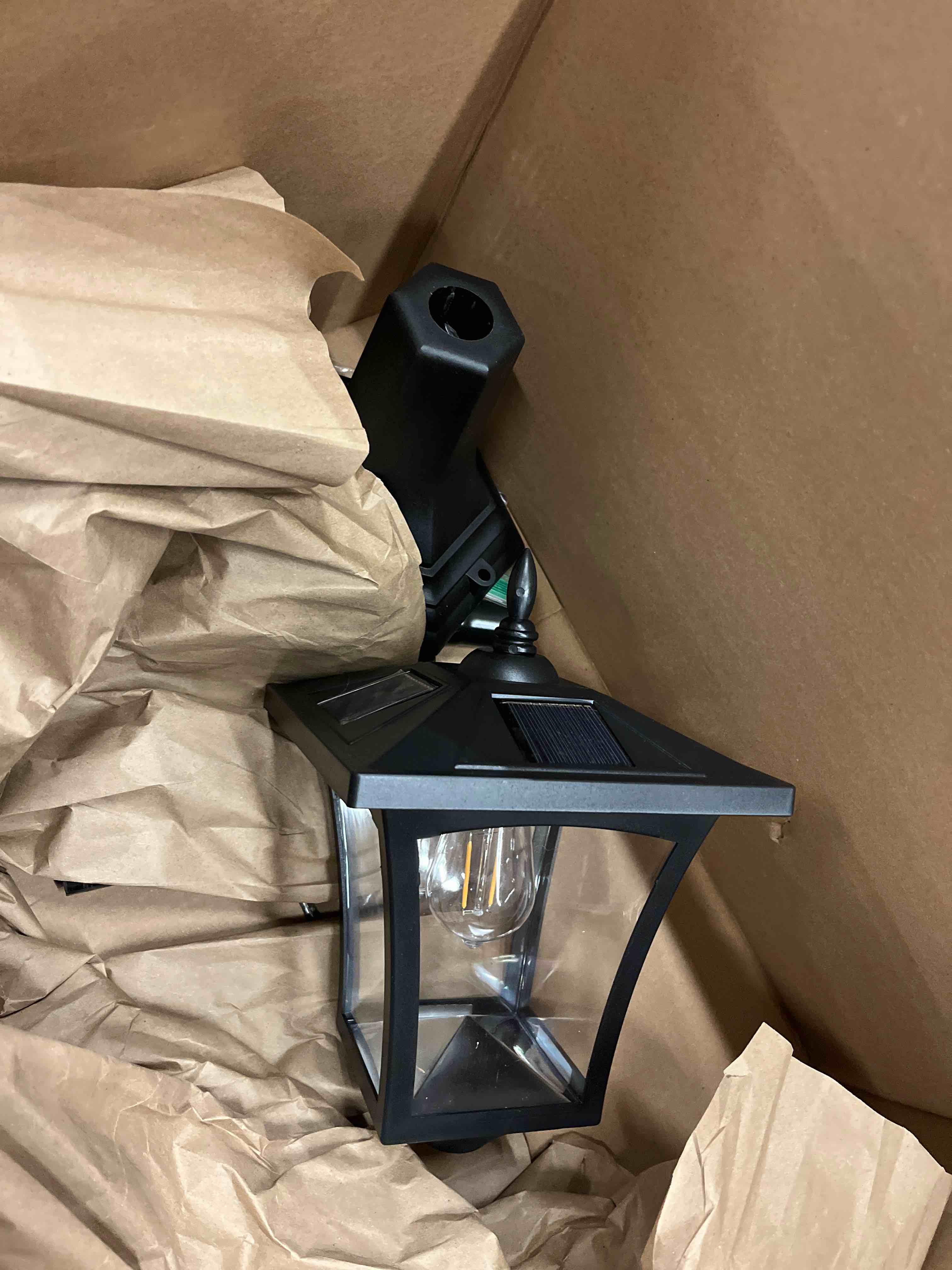 Condition photo showing Good Condition for Solar Lamp Post Light Head Replacement Post Head NO Poles