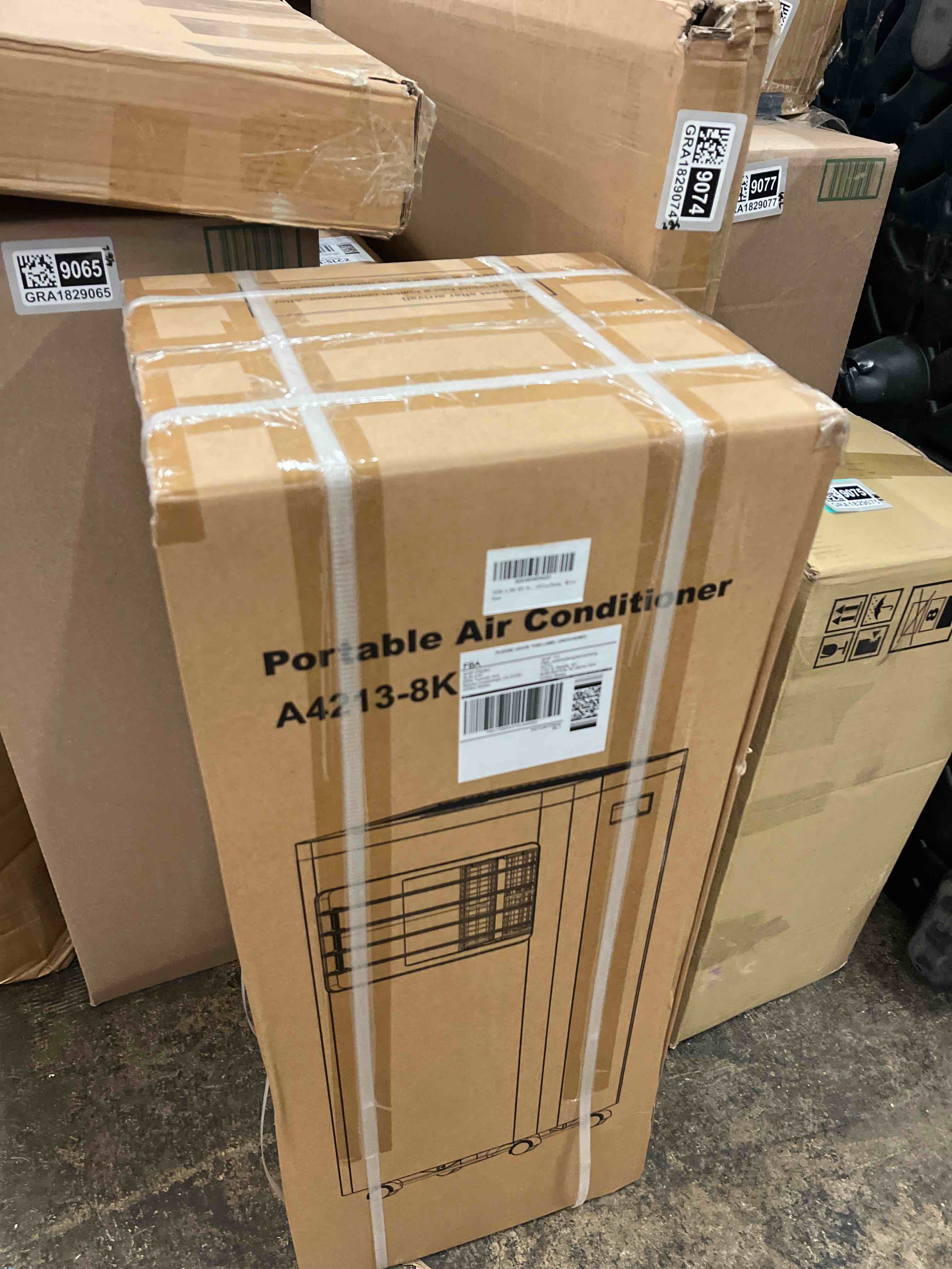 Condition photo showing New/Like New for ZAFRO 8000 BTU Portable Air Conditioners for Room up 350 Sq. Ft Portable Ac Quiet Unit with Cooling, Dehumidifier, Fan, Sleep Mode,Remote Control