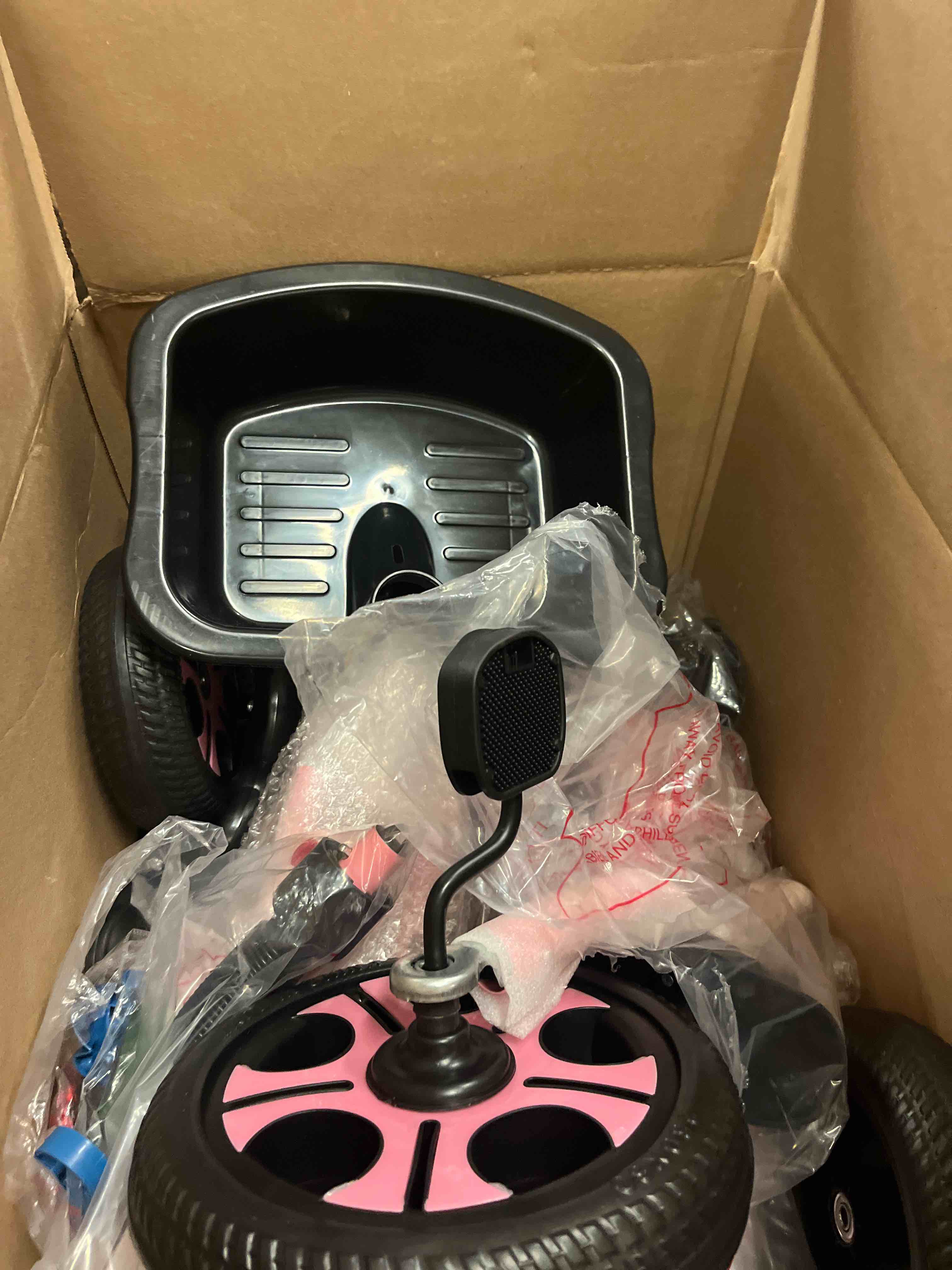Condition photo showing Good Condition for Children's Tricycle with Anti-Tip Design, Footrests, Blue and Black, Kids Gift (Pink)
