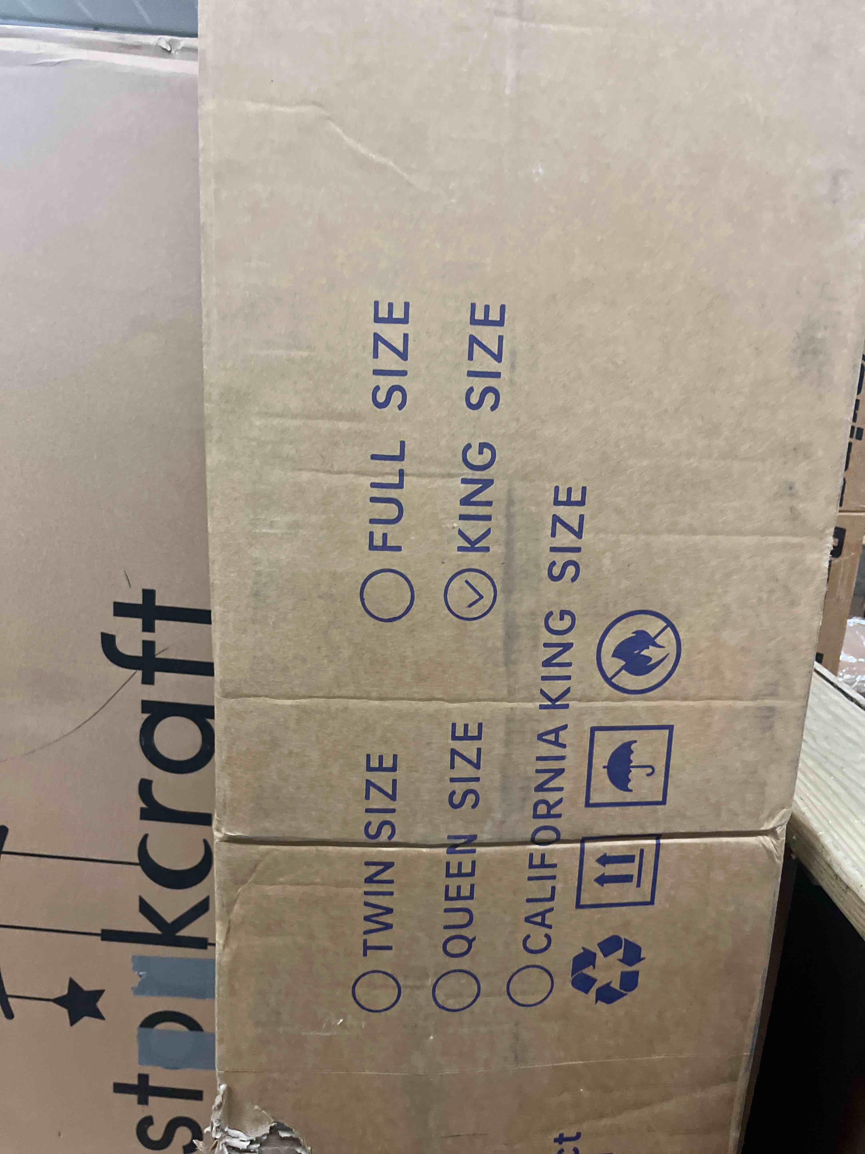 Condition photo showing New/Like New for King Size Mattress, 16 Inch King Mattress in a Box, Medium Pocket Spring and Gel Memory Foam for Superior Comfort, Pressure Relief, Strong Edge Support