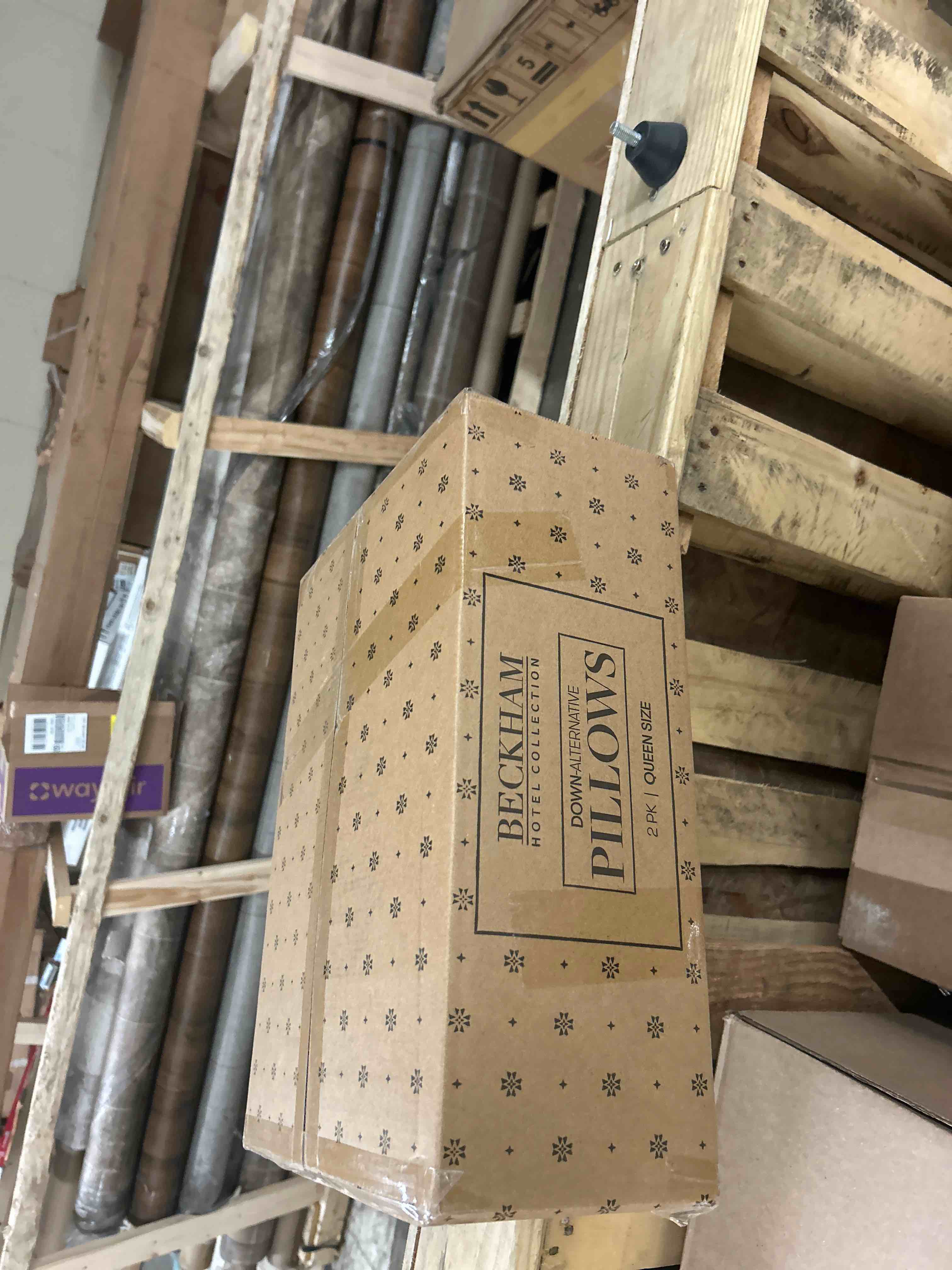 Condition photo showing New/Like New for Beckham Hotel Collection Bed Pillows Standard/Queen Size Set of 2 - Original Soft Down Alternative Pillow for Sleeping - Soft Support for Back, Stomach or Side Sleepers