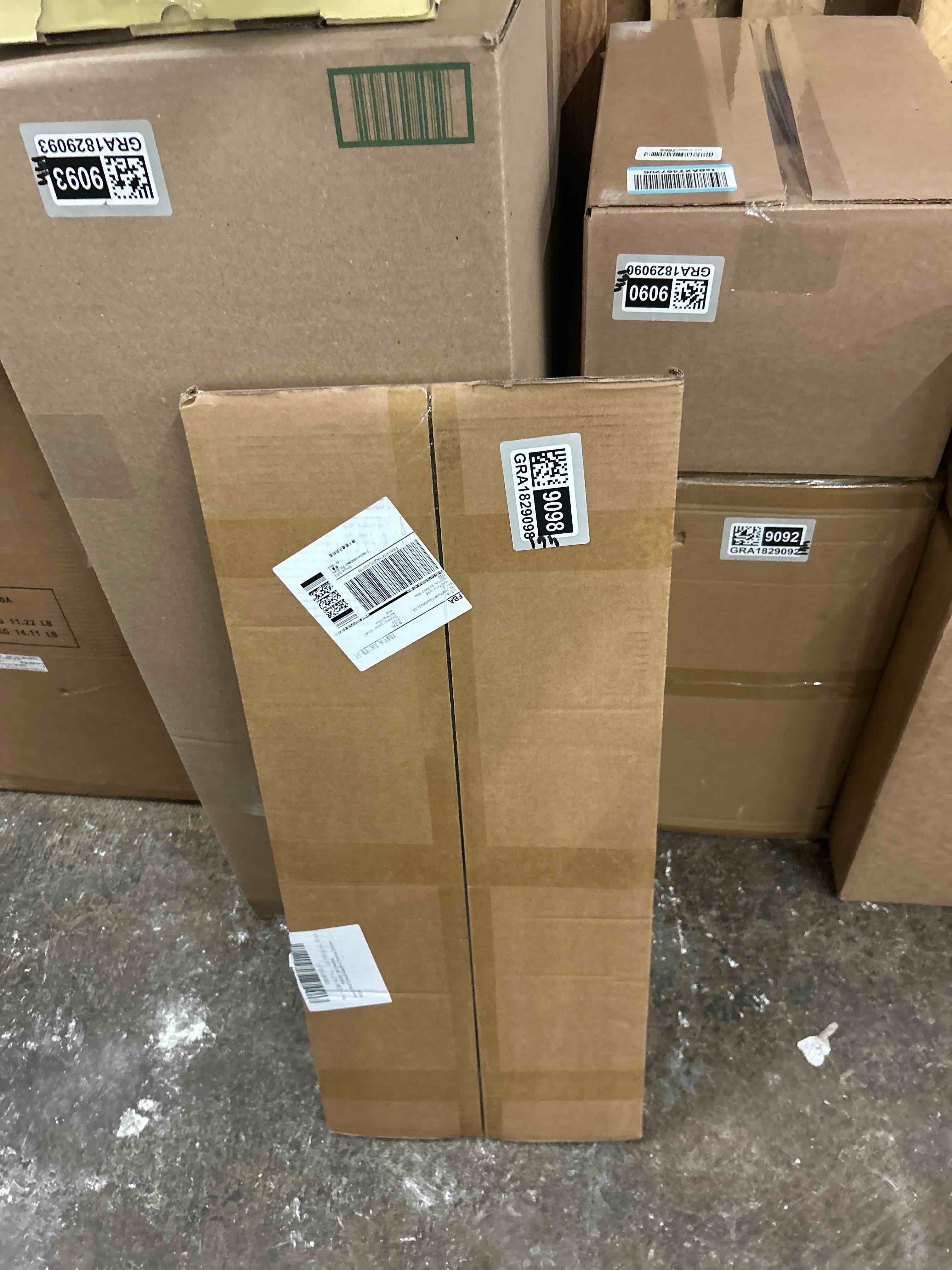 Condition photo showing New/Like New for 9x27 Picture Frame with 8x24 Mat, Display Photo 8x24 with Mat or 9 x 27 Without Mat, Wall Hanging Large 9 by 27 Poster Frame with Plexiglass, Black