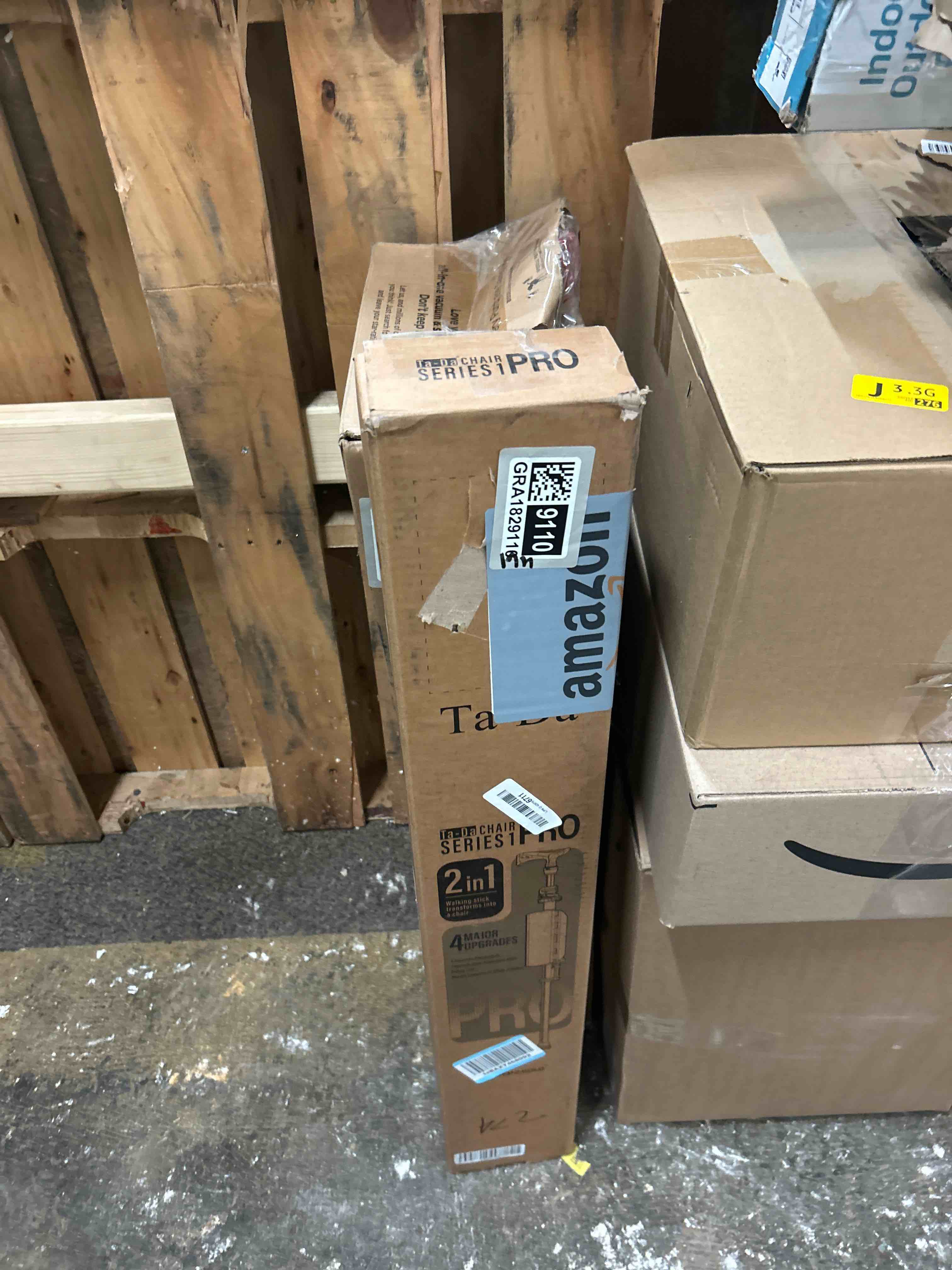 Condition photo showing New/Like New for Ta-Da Chair Series 1 Pro, Portable Trekking Hiking Pole, Folding Walking Stick with Seat, Walking Cane with Chair, Foldable Chair, Lightweight Aluminum, Easy Carry and Storage, Anti-Slip