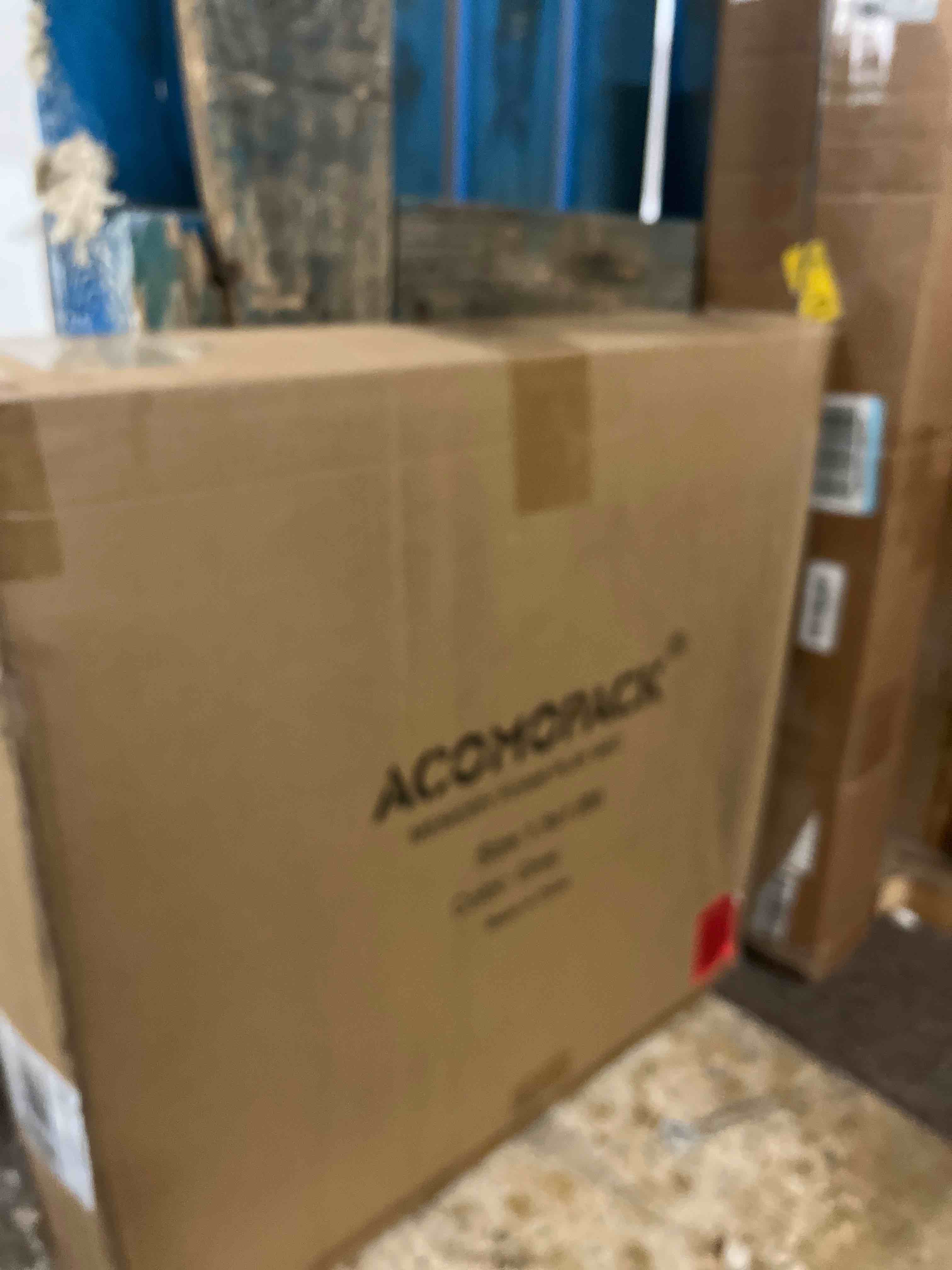 Condition photo showing New/Like New for ACOMOPACK 1.3" Thick Baby Play Mat for Floor 59x71-Large Water-Repellent&Non-Slip Memory Foam Mat for Kids,Toddlers,Soft Velvet Nursery Rug for Tummy Time&Crawling,Yoga,Tatami Style(Grey)