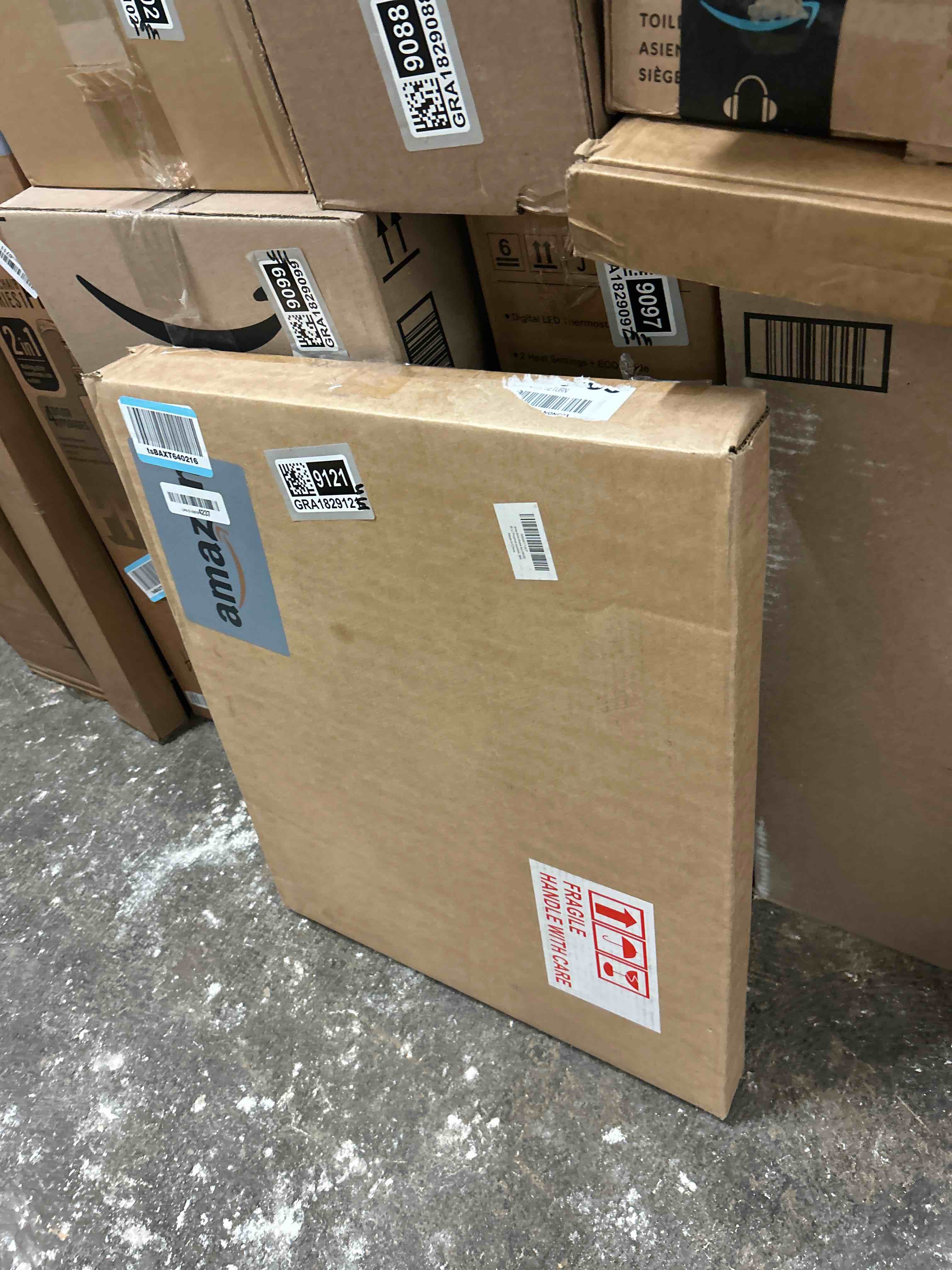 Condition photo showing New/Like New for 16x20 Small Shadow Box Frame, Jersey Frame Display Case with Grade A Natural Pine Wood Acrylic Front Jersey Frame for Soccer Basketball Baseball Shirts, Black