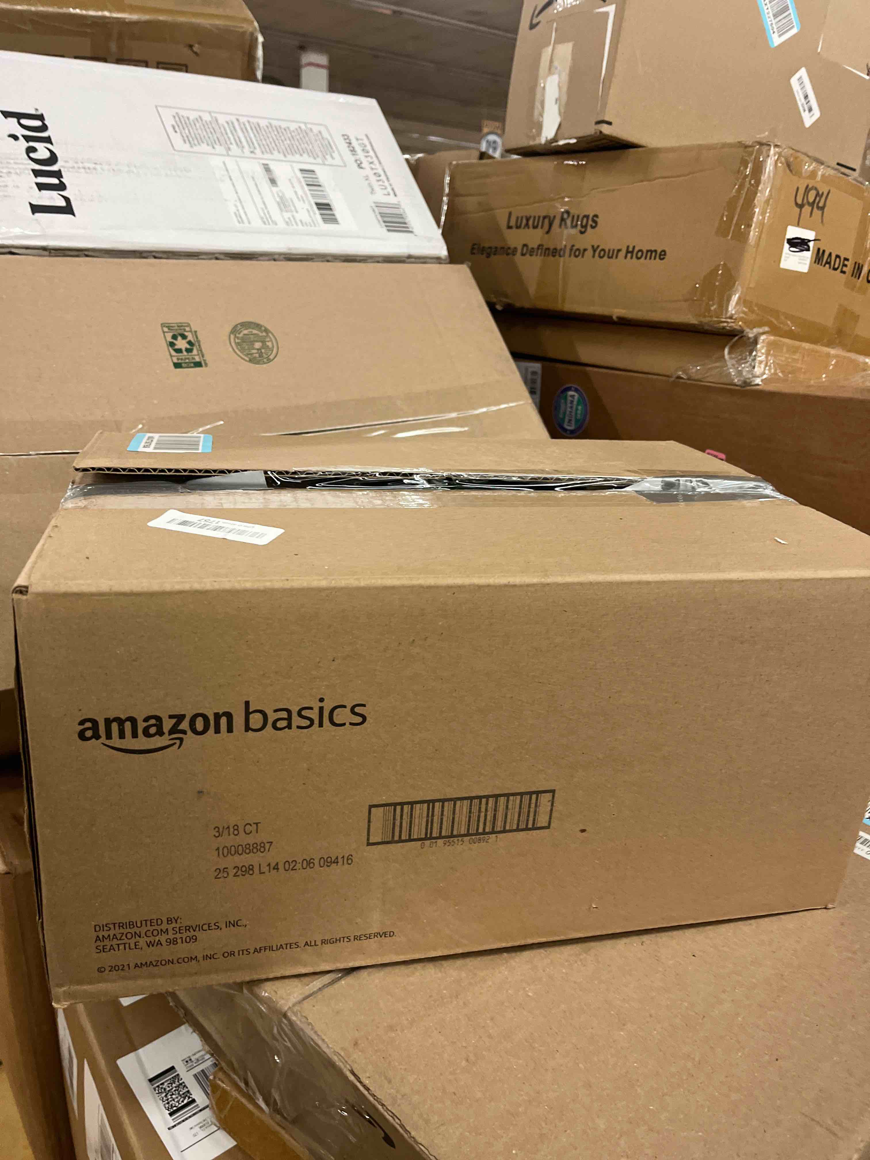 Condition photo showing New/Like New for Amazon Basics Maximum Absorbency Incontinence Underwear for Men with Leak Protection and Odor Control, Large, 54 Count (3 Packs of 18)