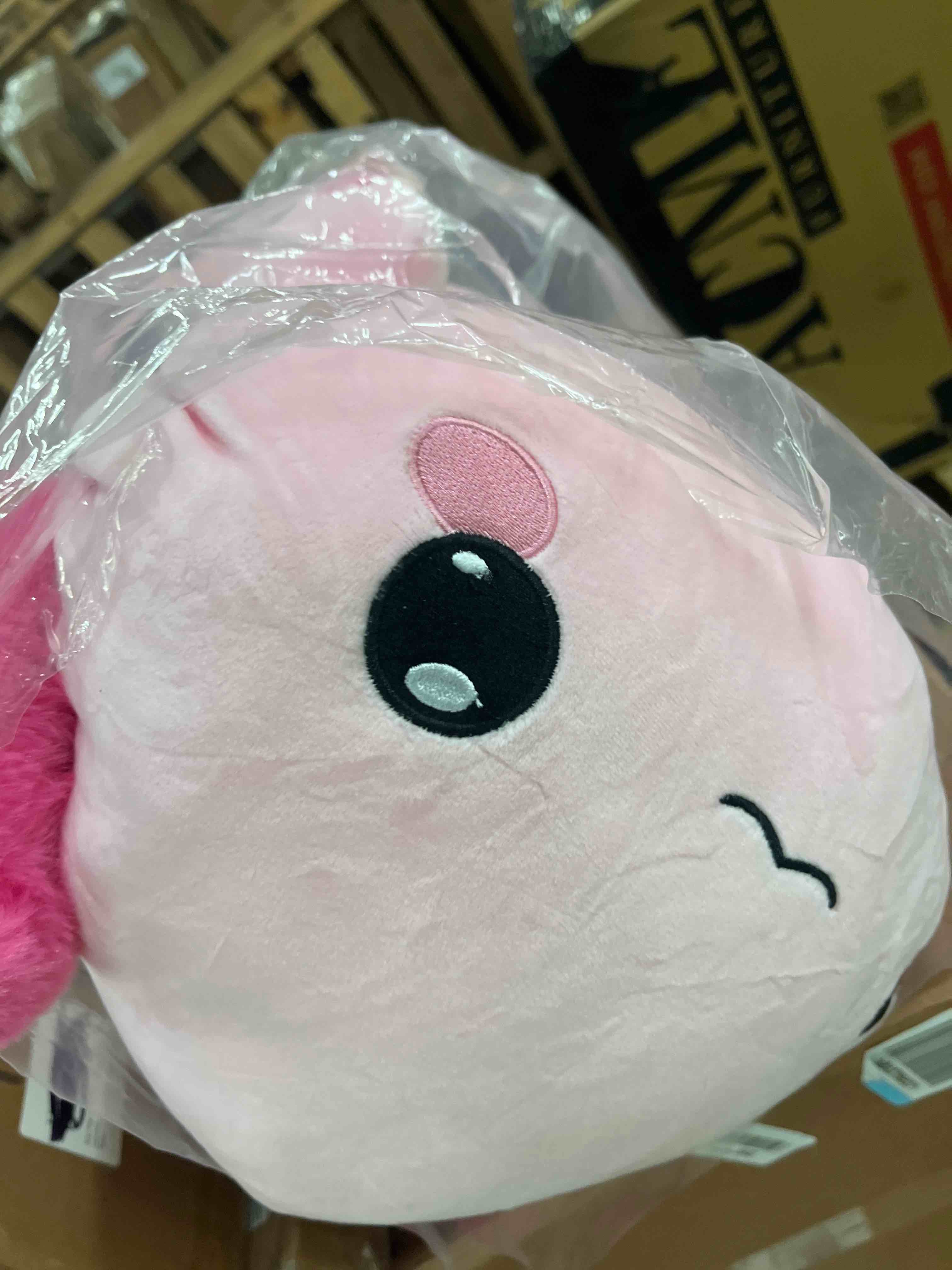 Condition photo showing New/Like New for Weighted Stuffed Animals, 3.74 lbs Axolotl Stuffed Animal with Weighted Beads, Cute Plush Toy Pillow Gifts for Adults Kids Boys Girls