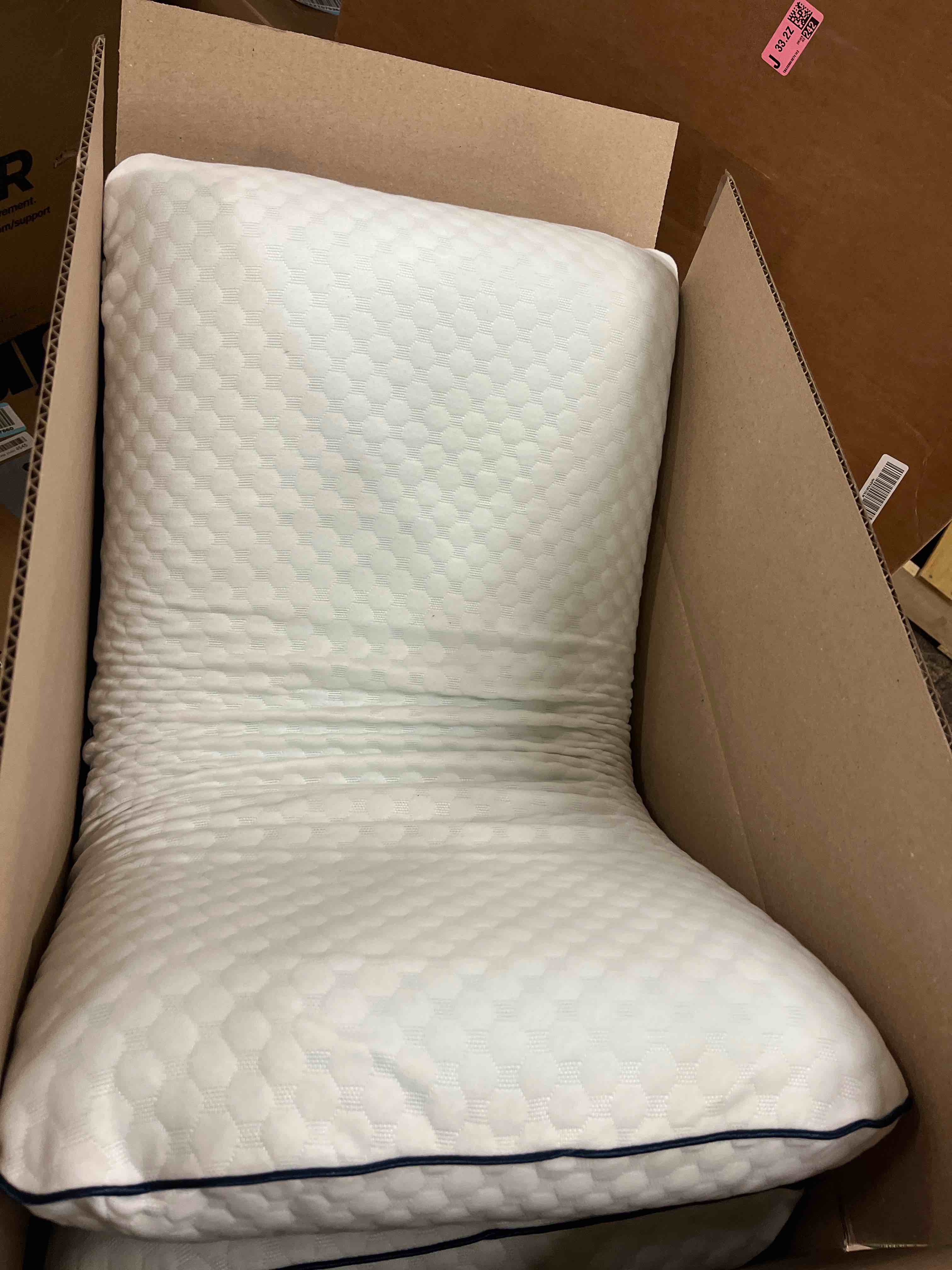Condition photo showing Good Condition for WEEKENDER Gel Memory Foam Pillow - King Size - 2-Pack - Medium Firm Feel - Neck & Shoulder Support - For Back & Side Sleepers - Home, Hotel, & Hospital Essentials