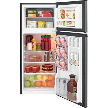 Condition photo showing New/Like New for Frigidaire Gallery 4.5-cu ft Mini Fridge with Freezer ( Black Stainless Steel )