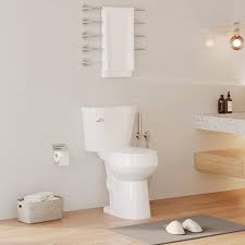 Condition photo showing New/Like New for Garvee Two Piece Toilets for Bathrooms Extra Tall Toilet with 19 in Height Elongated with Soft Close Seat Power Flush One point Two Eight GPF Top Press Flush