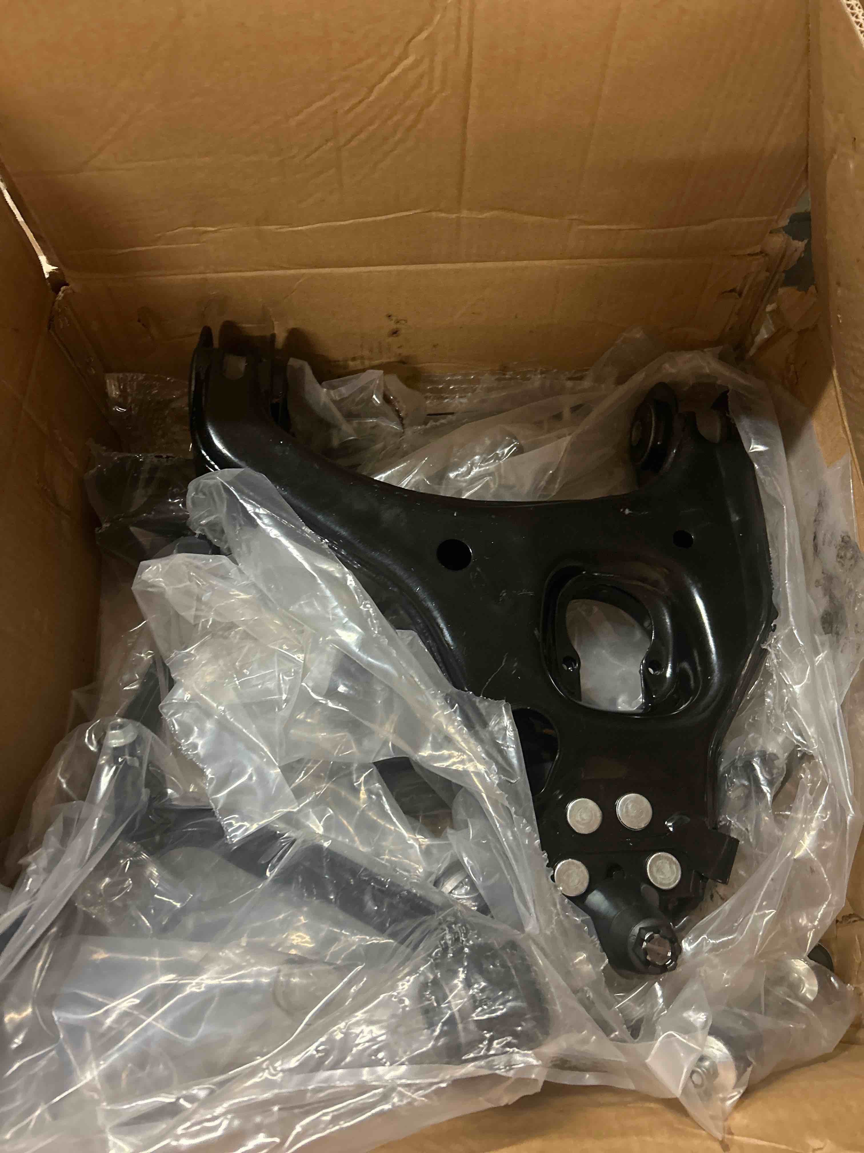 Condition photo showing New/Like New for 12pcs Suspension Kit for RWD Chevy Silverado 1500 GMC Sierra 1500 1999-2006, Front Upper and Lower Control Arms and Sway Bar Links Inner and Outer Tie Rod Ends with Boots