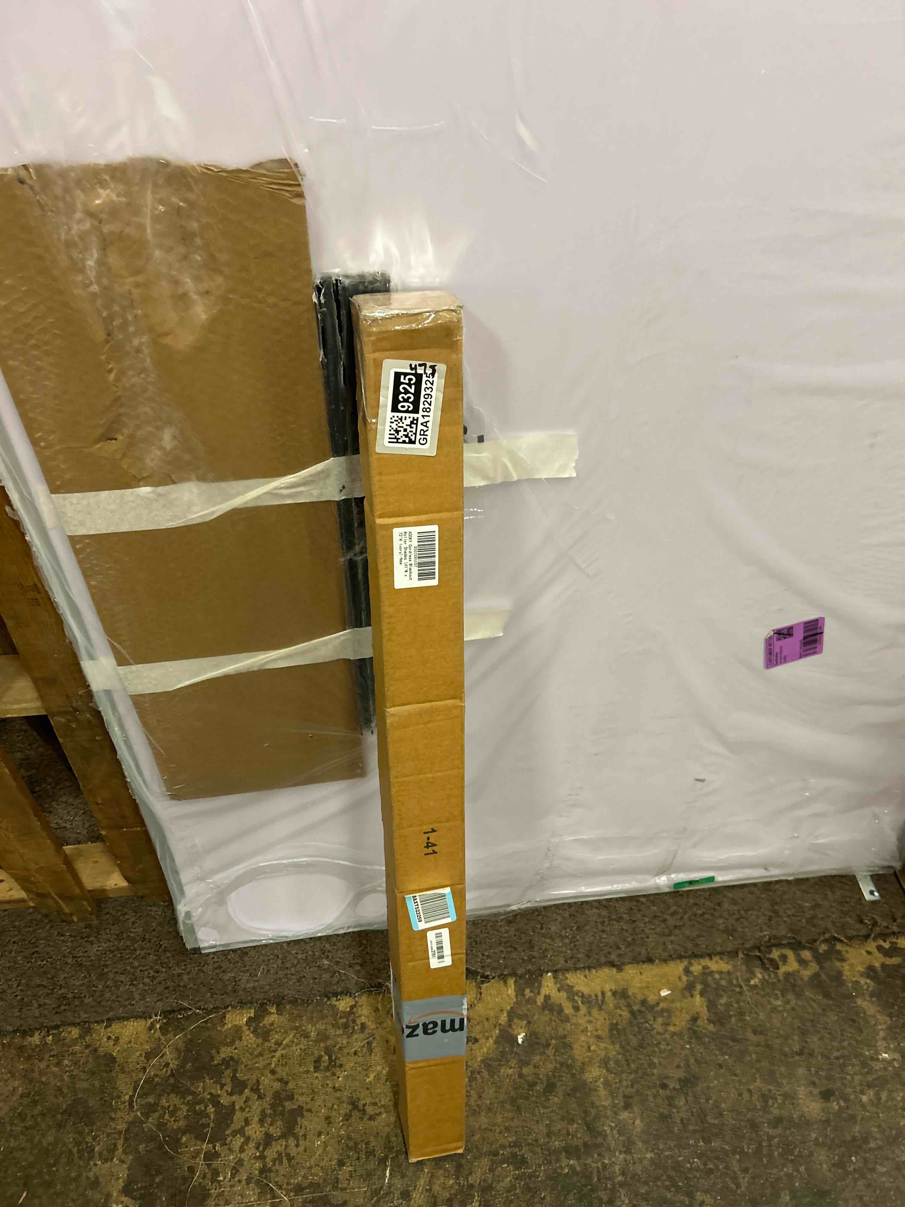 Condition photo showing New/Like New for AOSKY Cordless Roller Shades Blackout Blinds for Windows Room Darkening Rolled Up Shades with Spring System, UV Protection Window Shades Door Blinds for Home and Office (41" W x 72" H, Ivory)