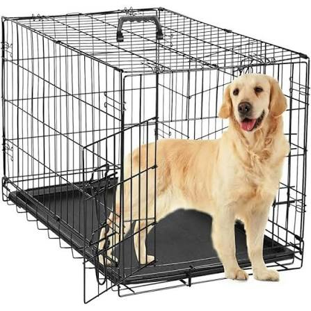 Condition photo showing New/Like New for 48"/42"/36"/30"/24" Pet Kennel Cat Dog Folding Crate Wire Metal Cage W/divider