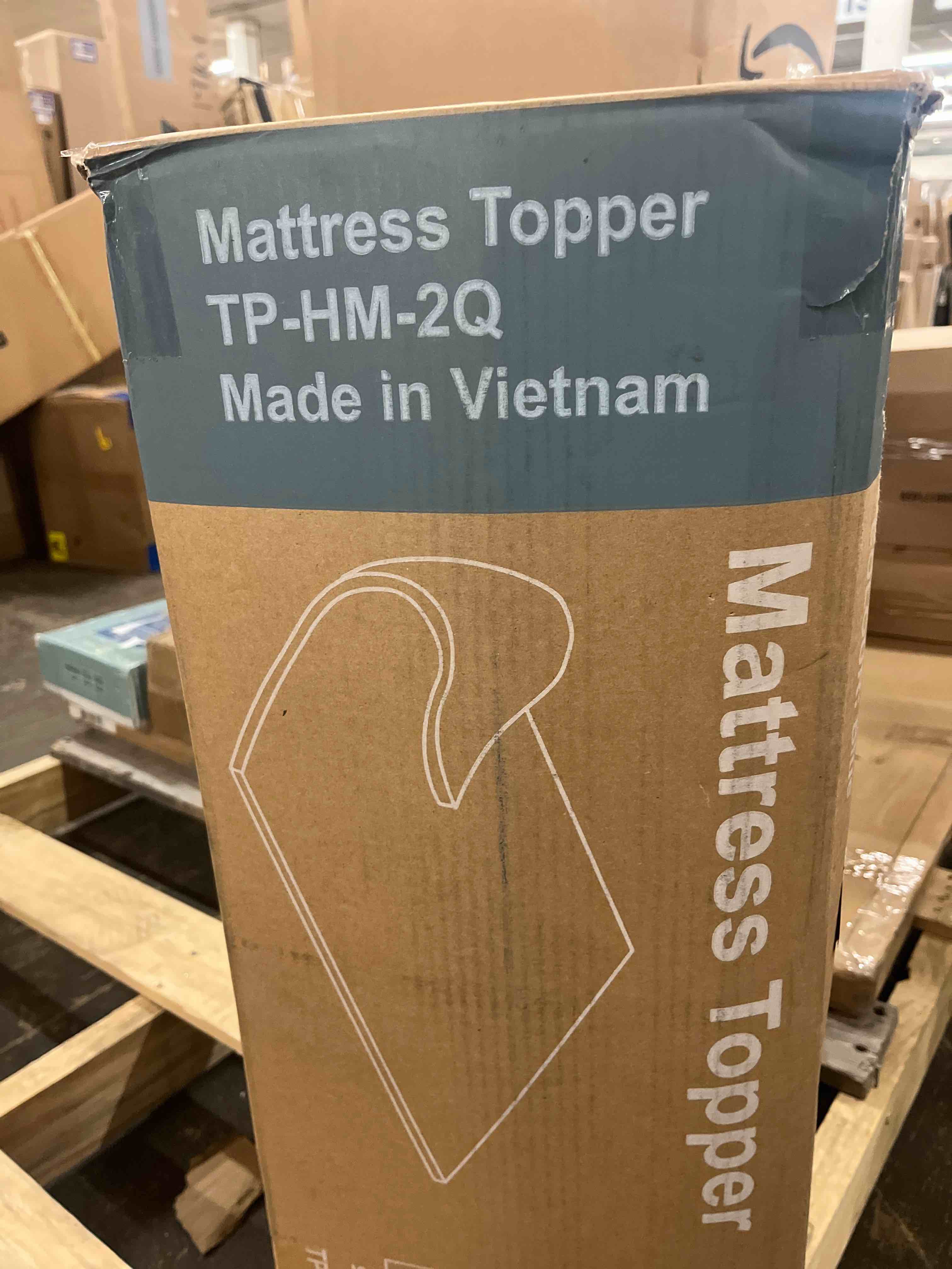 Condition photo showing New/Like New for 2 inch mattress toppers memory foam cooling gel infused for enhanced comfort, certipur-us certified breathable bed topper pad with support for sleeper sofa couch rv camper, queen
