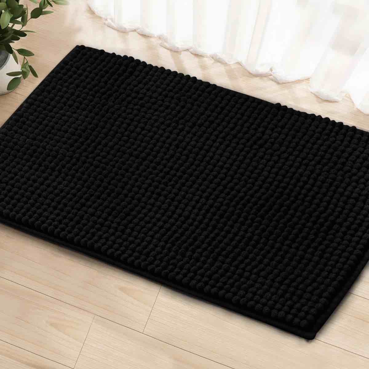 (10 Resellers Lot.) Azriah Luxury Chenille Super Soft Absorbent Polyester Rectangle Non-Slip Bath Rug (BID IS PER RUG, LOT IS FOR 10 TOTAL. MSRP $28.69 PER MAT)