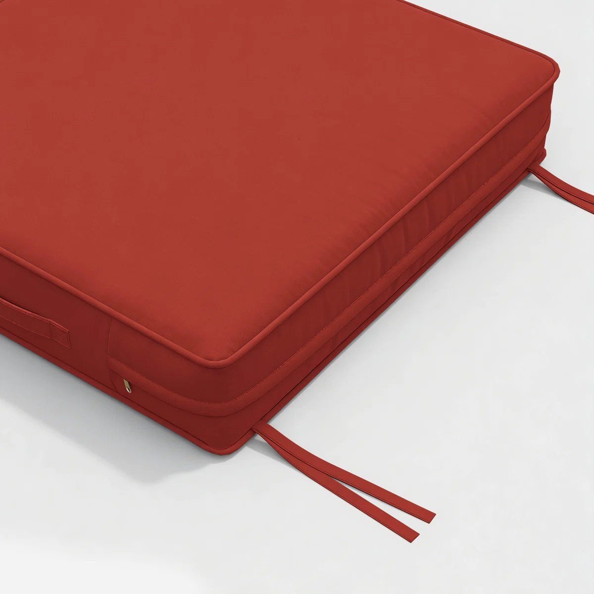 Condition photo showing New/Like New for outdoor chair seat cushions?water-resistant patio chair cushions with handle and non-slip bottom (set of 2)