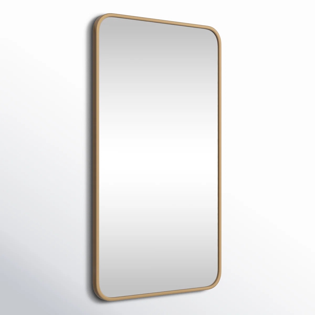 sabine metal rounded rectangle wall mirror