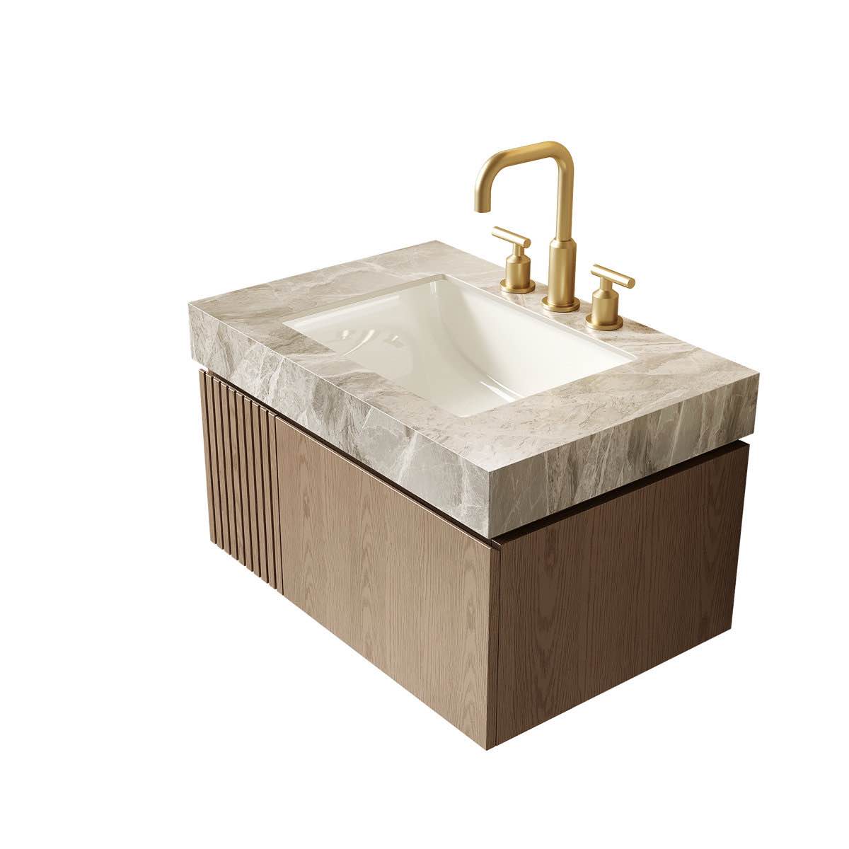 Muri 30" Sintered Stone Vanity Top with Undermount Ceramic Basin