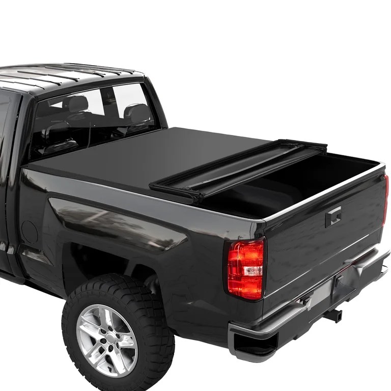 Soft Roll Up Truck Bed, 5.8 FT Tonneau Cover Compatible with 2014-2018 Chevy Silverado 1500 GMC Sierra 1500