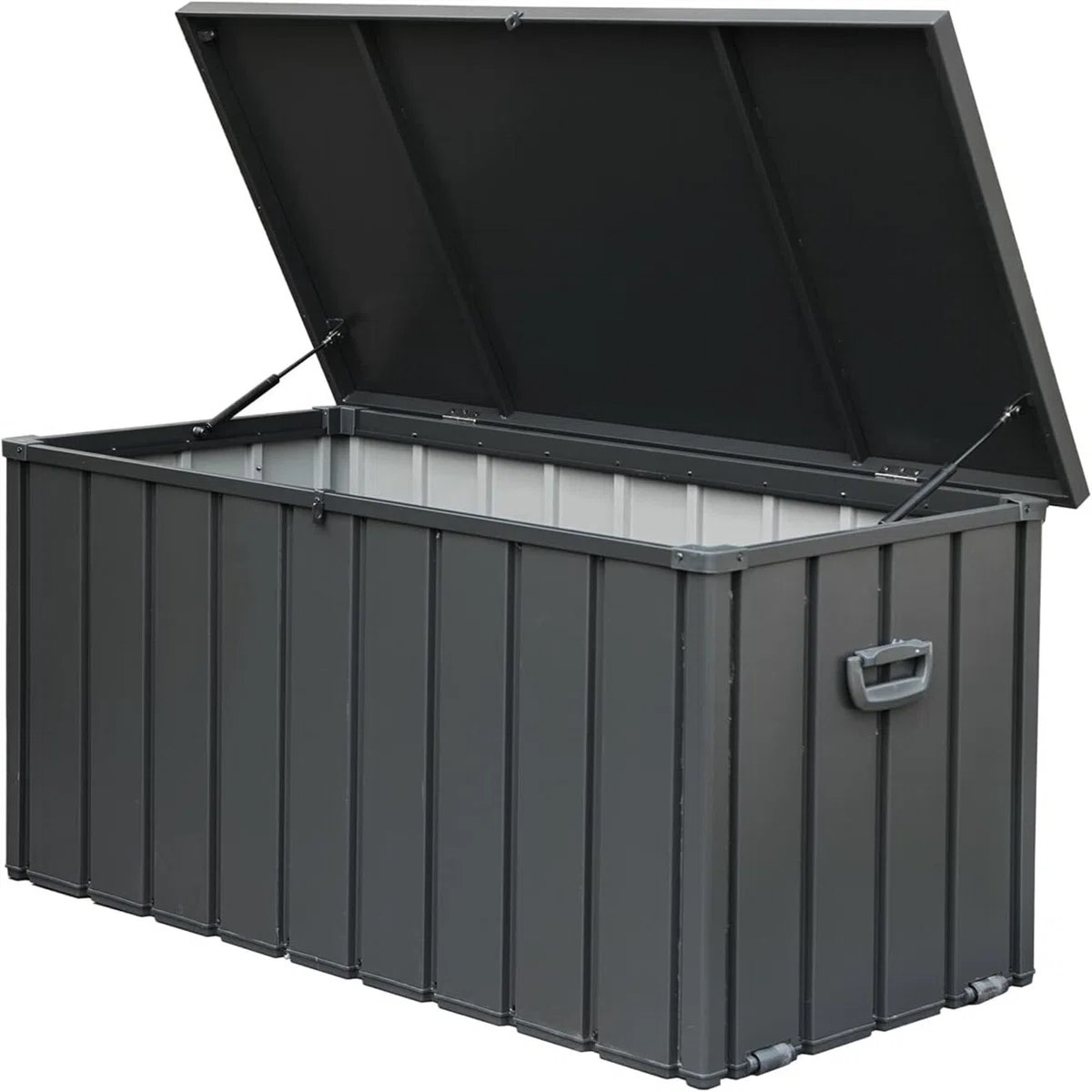 120 Gal. Dark Gray Metal Deck Box
