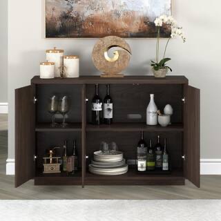 Condition photo showing New/Like New for alston alder brown mdf  buffet table