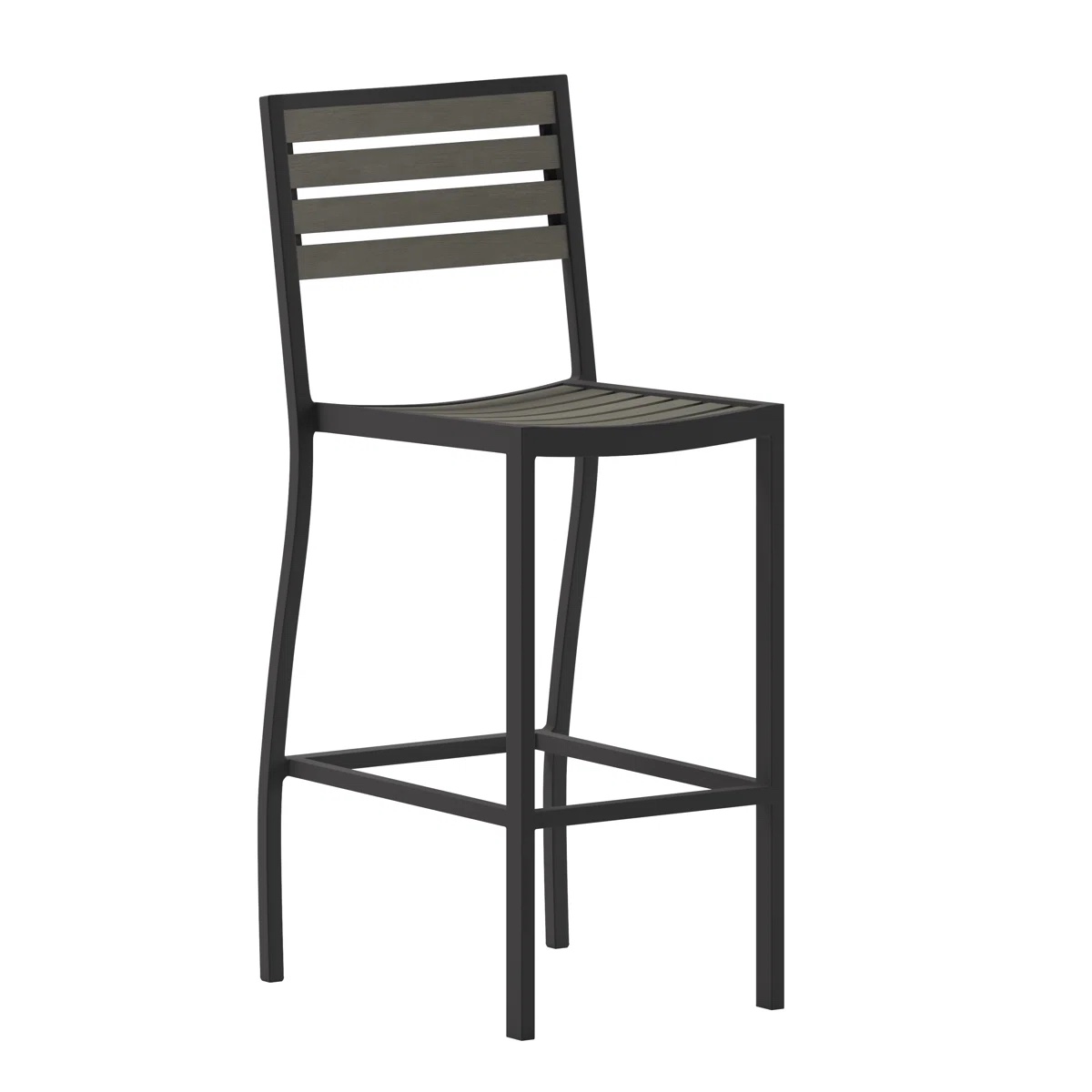 Condition photo showing New/Like New for aubreonna commercial grade indoor/outdoor all-weather patio barstool with footrest 