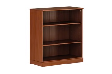 Condition photo showing New/Like New for 100% solid wood modular storage cabinet with adjustable shelves, 32" wide x 35.75" tall - mocha