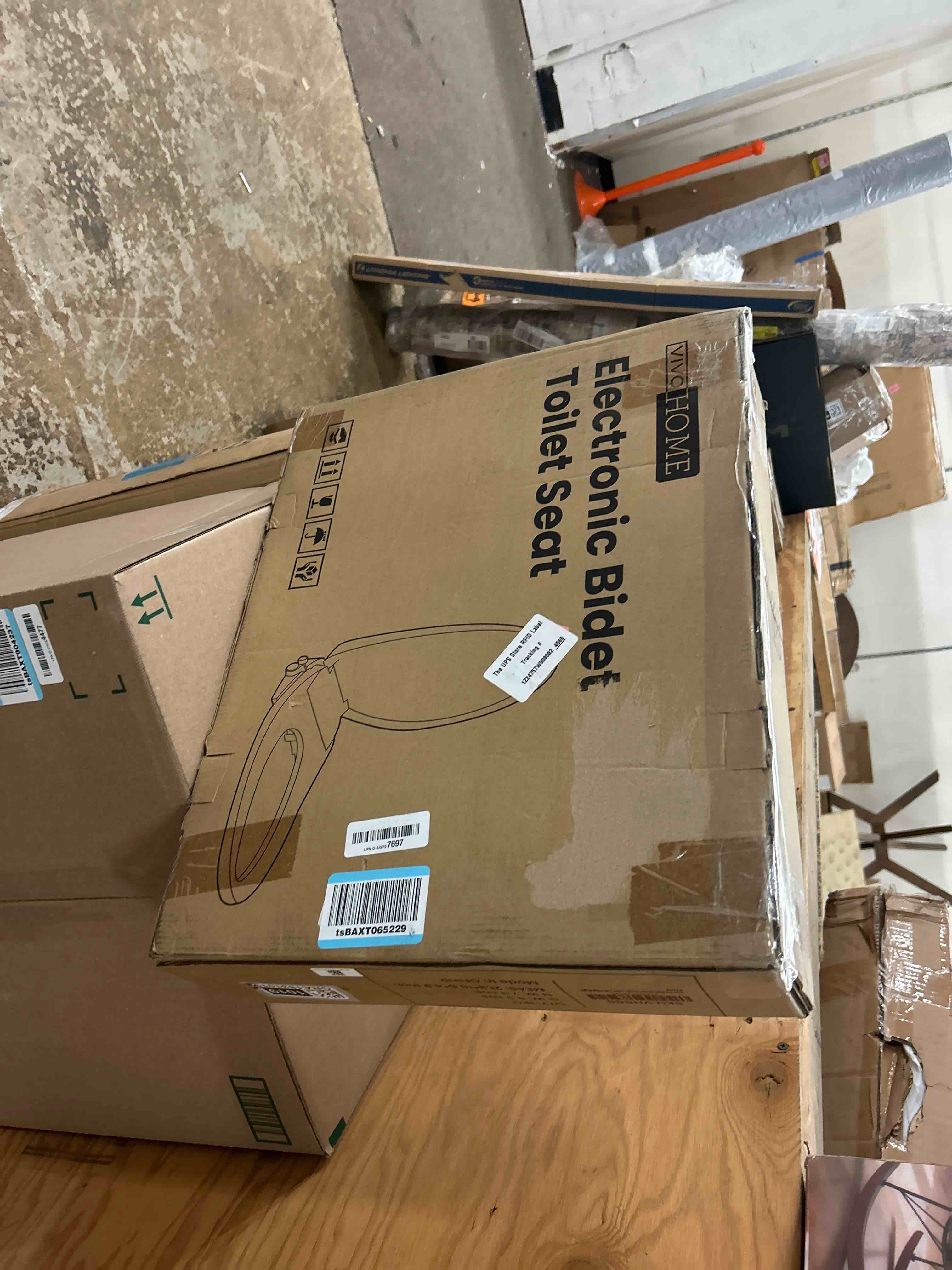 Condition photo showing New/Like New for VIVOHOME Smart Heated Bidet Toilet Seat with Self-Cleaning Nozzle for Rear and Front Cleansing, Warm Air Dryer with Adjustable Temperature Settings, Soft Close Lid, Nightlight