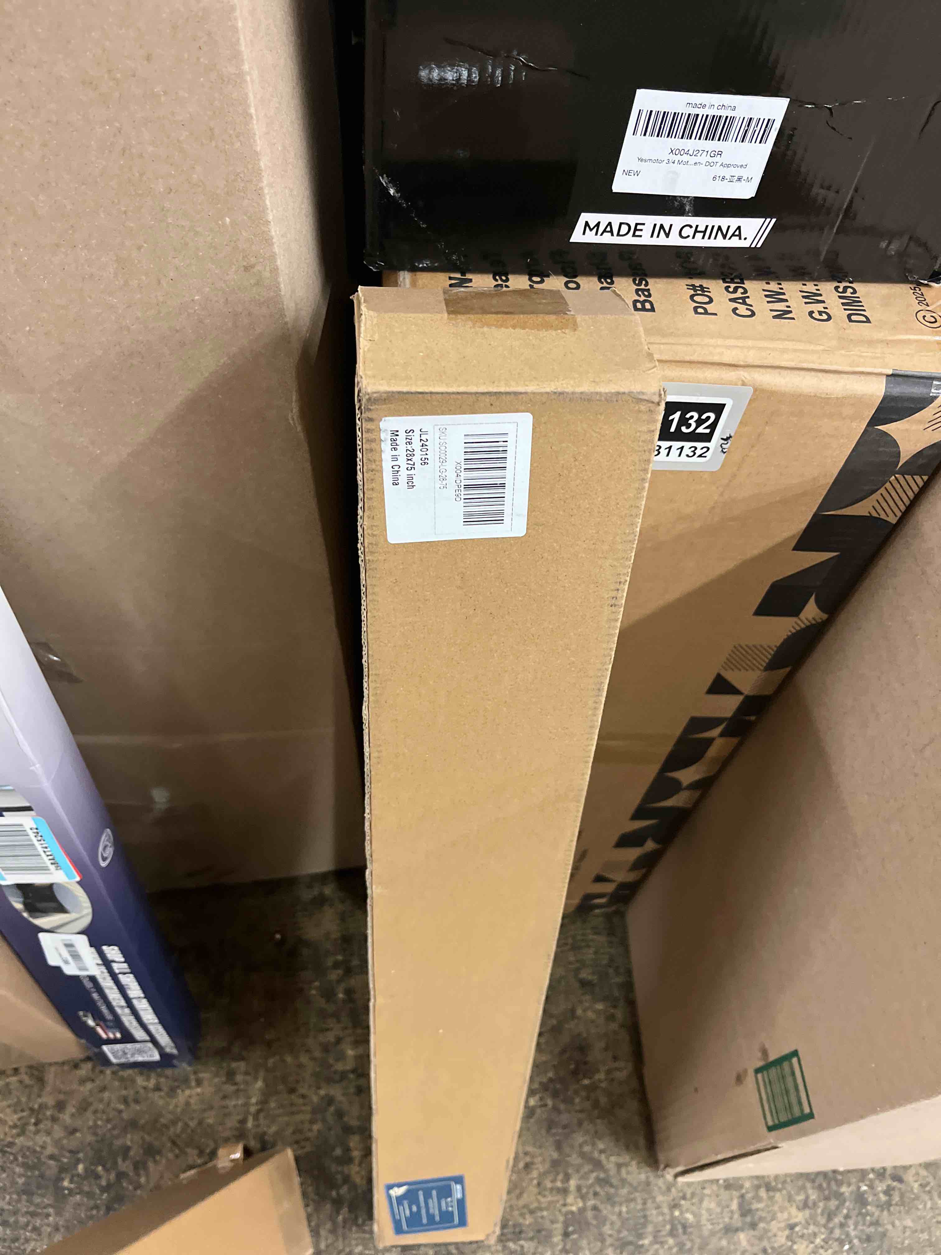 Condition photo showing New/Like New for Joydeco No Drill Blackout Shades, Free-Stop Cordless Roller Shades, UV Protection, Thermal Insulated Blinds for Indoor Windows, Easy Install Window Blinds for Home and Office (Beige, 28" W X 75" H)