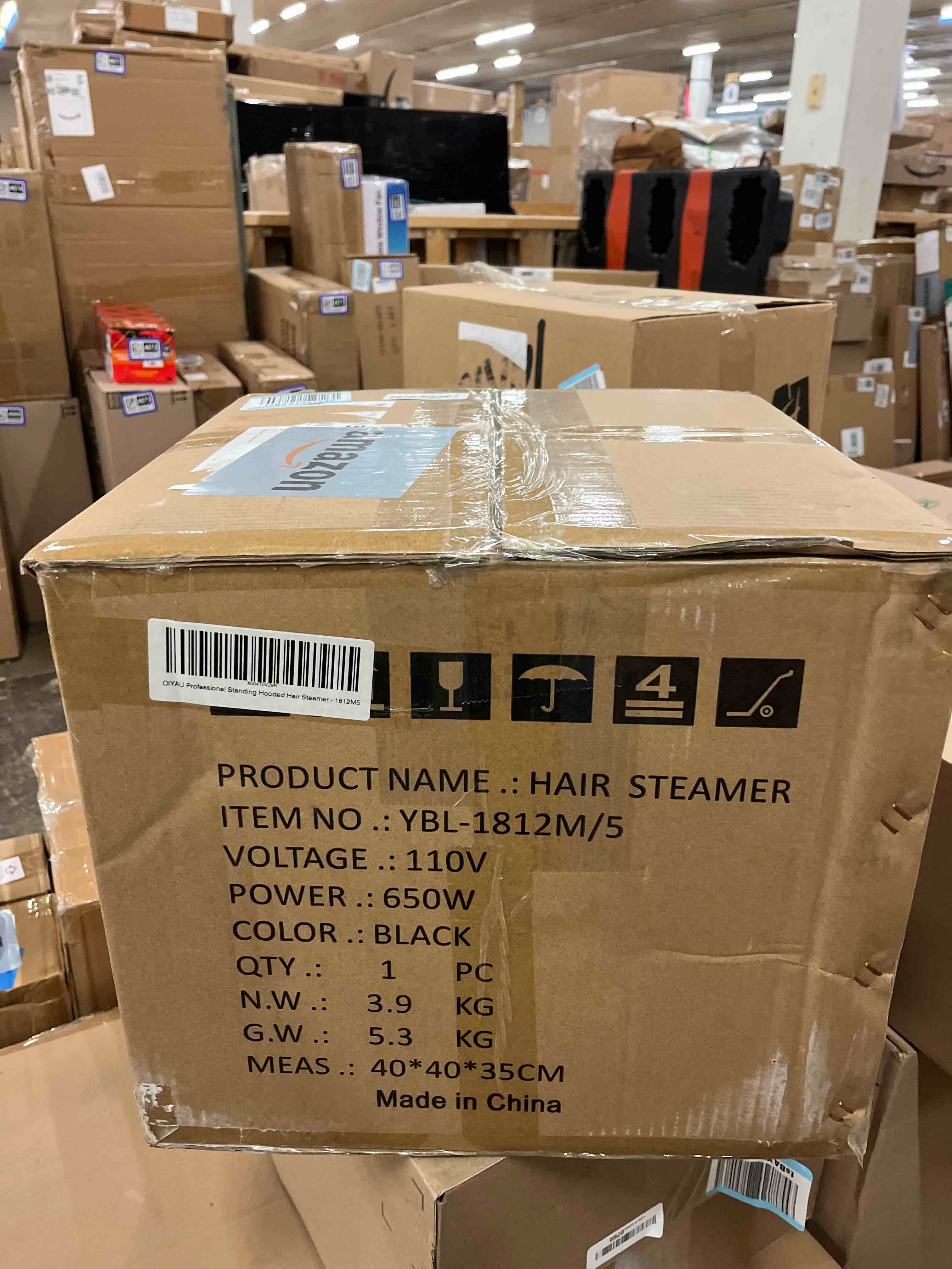 Condition photo showing New/Like New for Professional Standing Hooded Hair Steamer for deep Scalp Conditioning,Adjustable time and Temperature Settings with Dry-Run Protection,Salon Station spa Equipment,Suitable for Home and Barbershop use