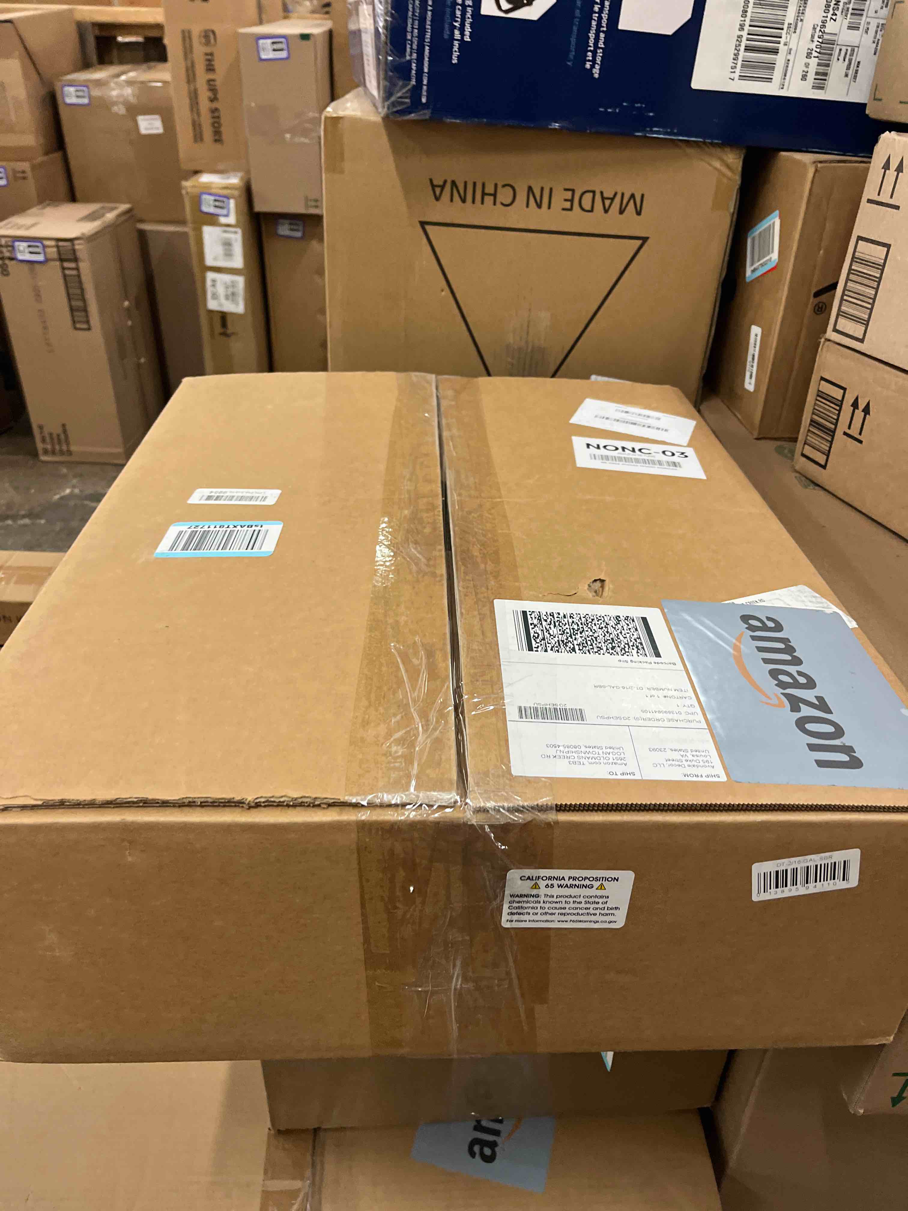 Condition photo showing New/Like New for Dottingham 16" Double Glass Shelf with Gallery Rail 