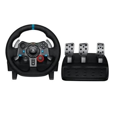 Condition photo showing New/Like New for Logitech - G29 Driving Force Racing Wheel and Floor Pedals for PS5, PS4, PC, Mac - Black