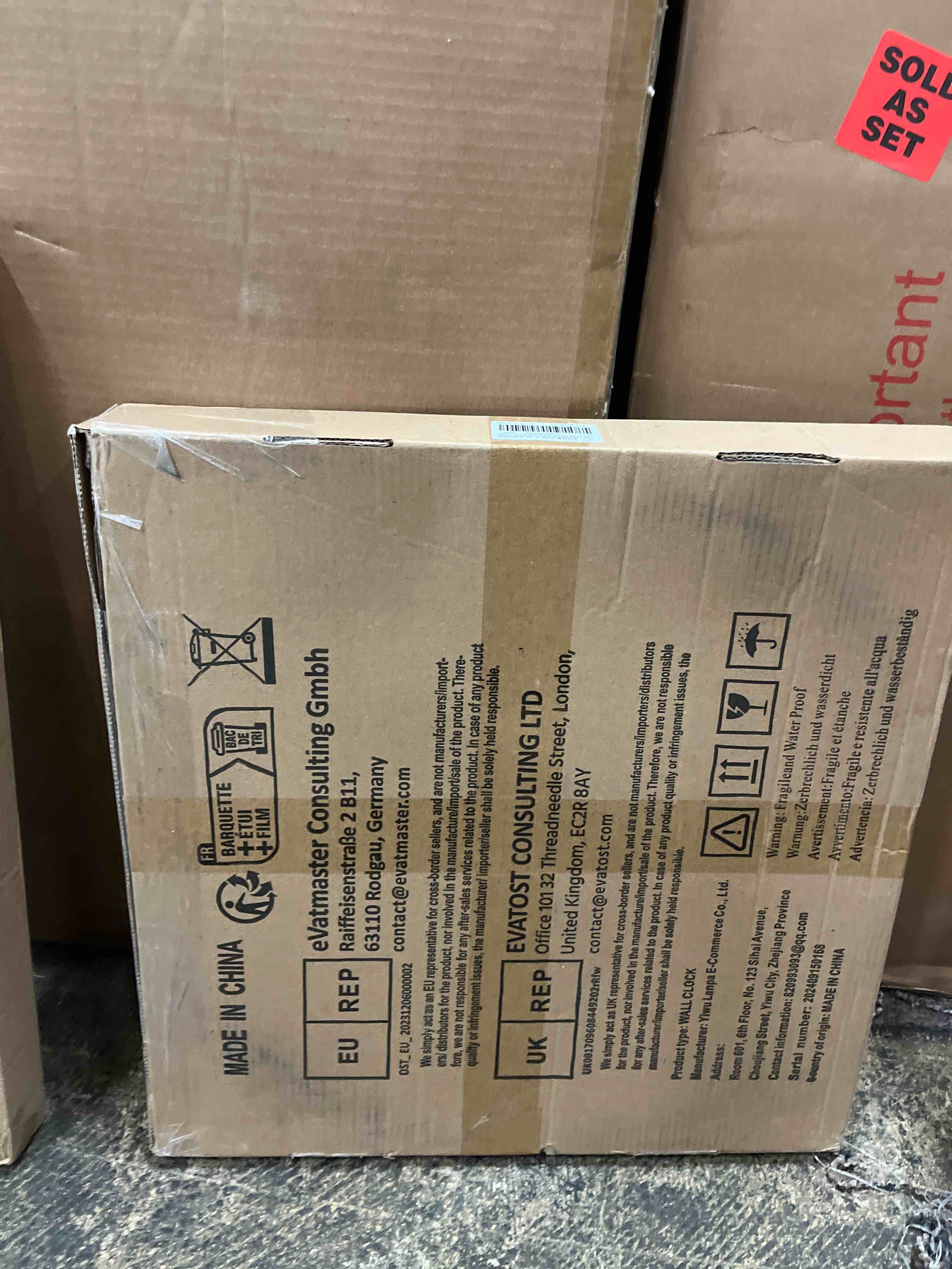 Condition photo showing New/Like New for LEIKE 16in Arabic Numeral Wall Clock Battery Operated Black, Silent Non Ticking, Wall Clocks for Living Room Decor, Small Classic for School, Office, Home, Kitchen, Bedroom