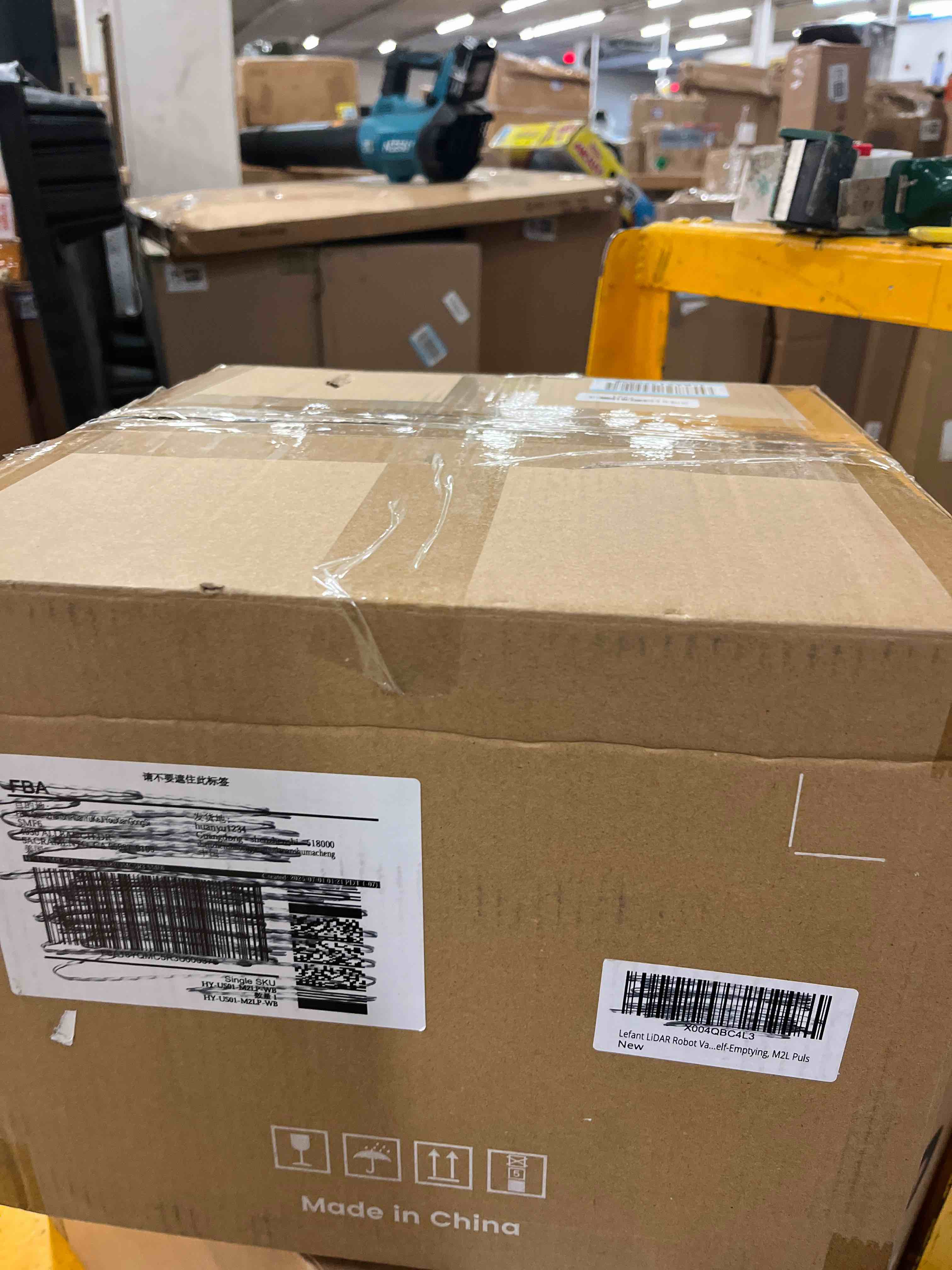 Condition photo showing New/Like New for Lefant LiDAR Robot Vacuum and Mop, 75-Day Self-Emptying, 6000Pa Strong Suction, Customized Cleaning, Multi-Floor Mapping, 130 Min Runtime, 2.4G/5G WiFi/Alexa/APP/iWatch, M2L Plus