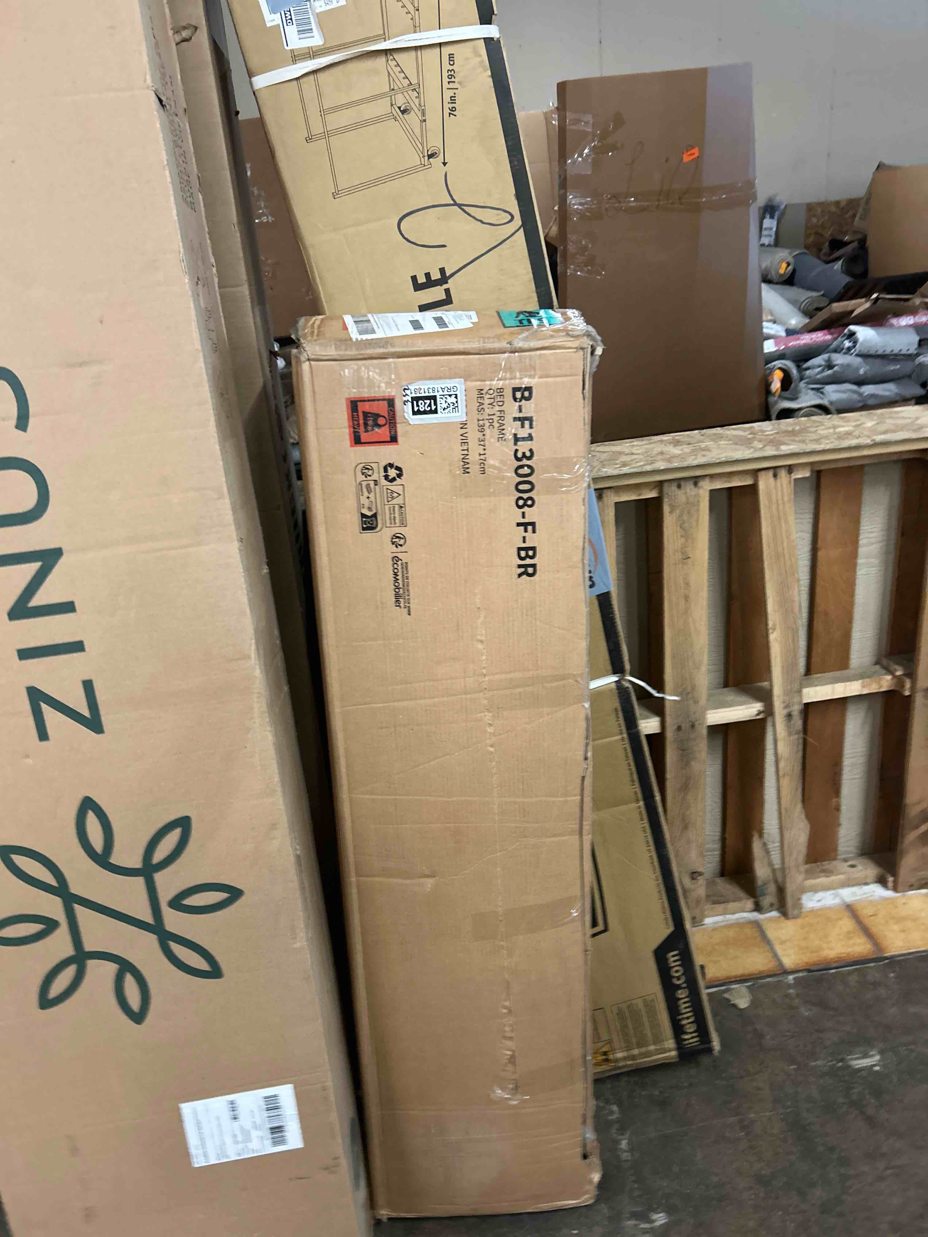 Condition photo showing New/Like New for Novilla Full Size Bed Frame with Charging Station USB/Type-C & Storage Headboard, Modern Metal Platform Bed Frame, Easy Assembly, Heavy Duty Slats Support, Noise Free, No Box Spring Needed