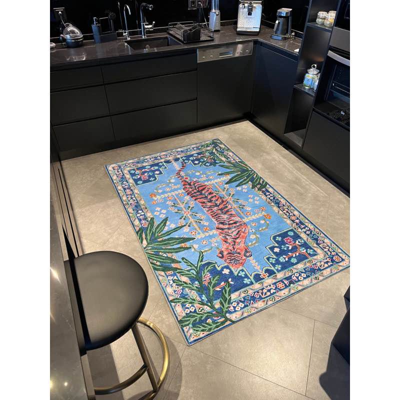 Rositha Performance Washable Animal Print Indoor / Outdoor Rug (3’11 x 5’11)