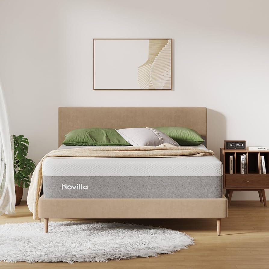 Condition photo showing New/Like New for Novilla Queen Size Mattress, 12 Inch Gel Memory Foam Mattress for Cool Night & Pressure Relief, Medium Plush Feel with Motion Isolating, Bliss