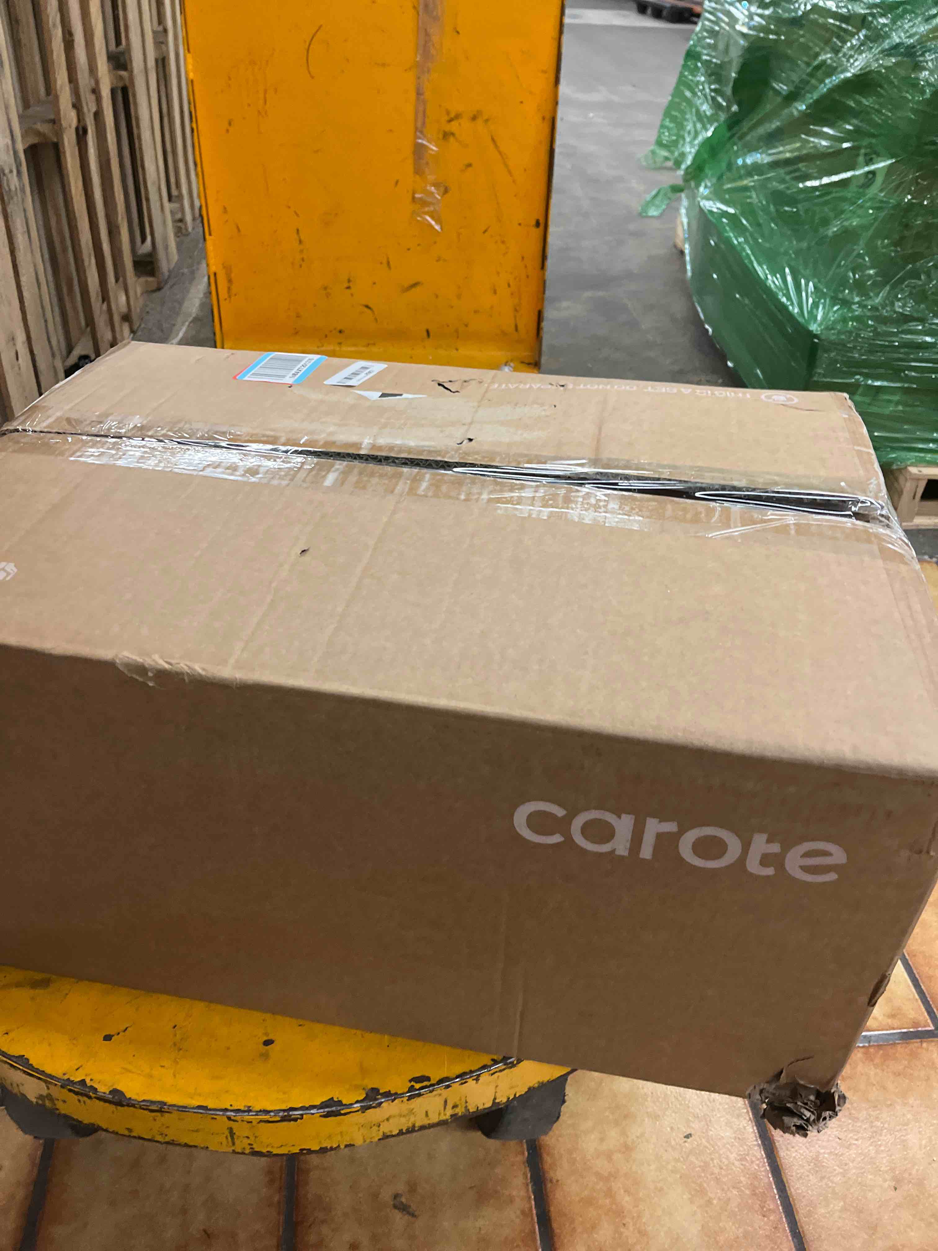 Condition photo showing New/Like New for CAROTE 21Pcs Pots and Pans Set, Nonstick Cookware Sets, White Granite Induction Cookware Non Stick Cooking Set w/Frying Pans & Saucepans(PFOS, PFOA Free)