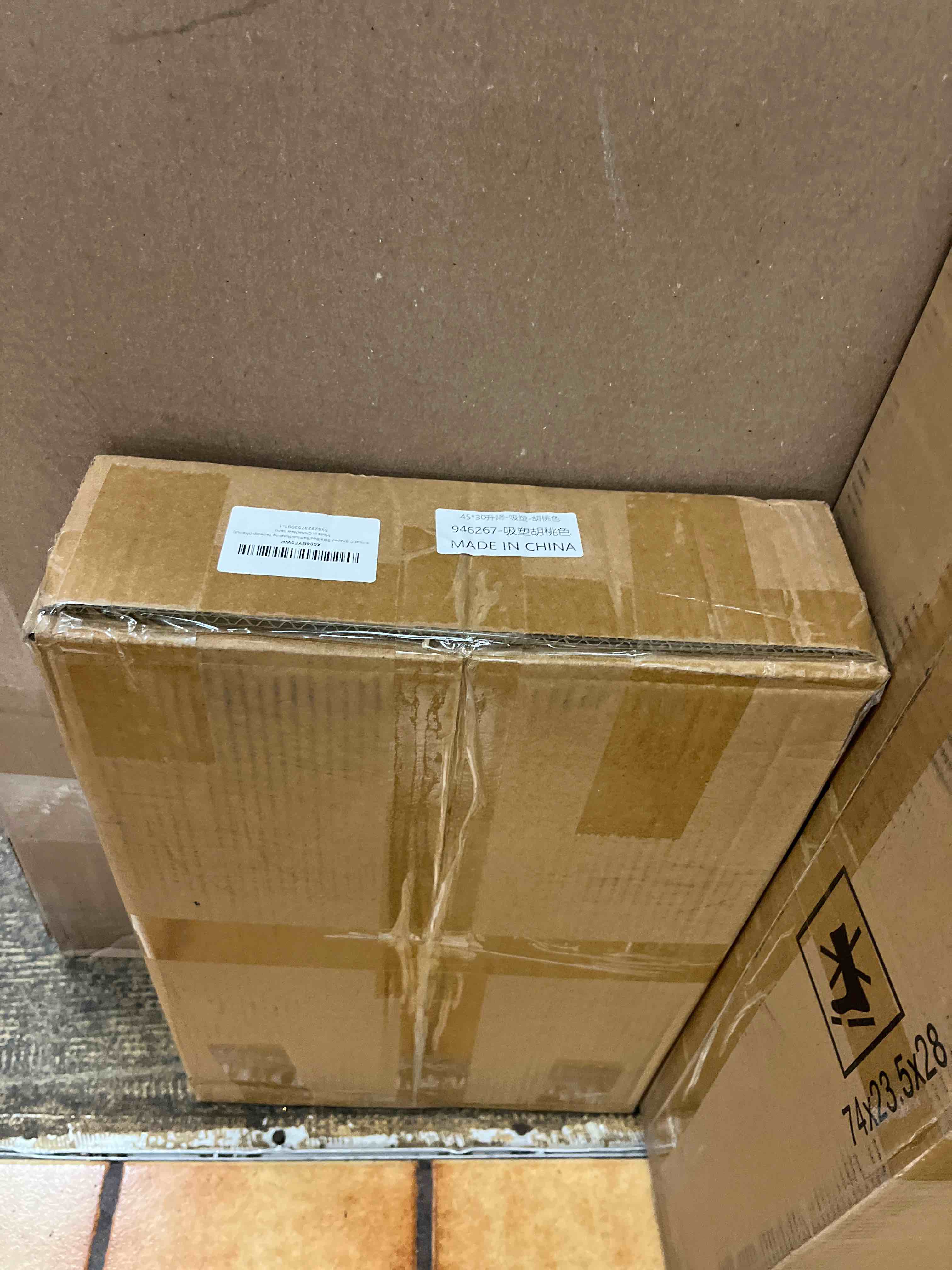 Condition photo showing New/Like New for Simcat C Shaped Side Table,Adjustable Height C Table End Table for Couch,360°Swivel Couch Side Tables Slide Laptop Desk for Sofa/Bed/Bathtub/Rotating Tabletop (Walnut)