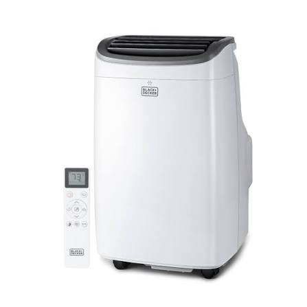 black+decker bpact10wt 5 500 btu sacc/cec (10 000 btu ashrae) portable air conditioner for rooms up to 450 sq. ft.